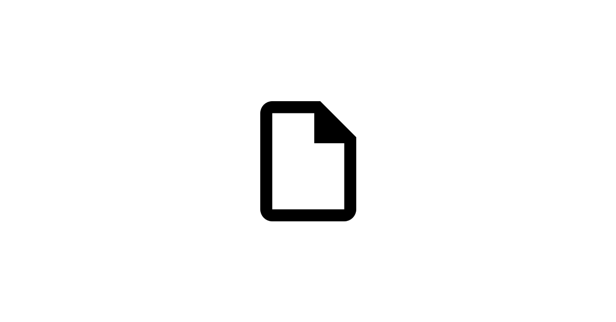 Icon of a document or file with a folded corner.