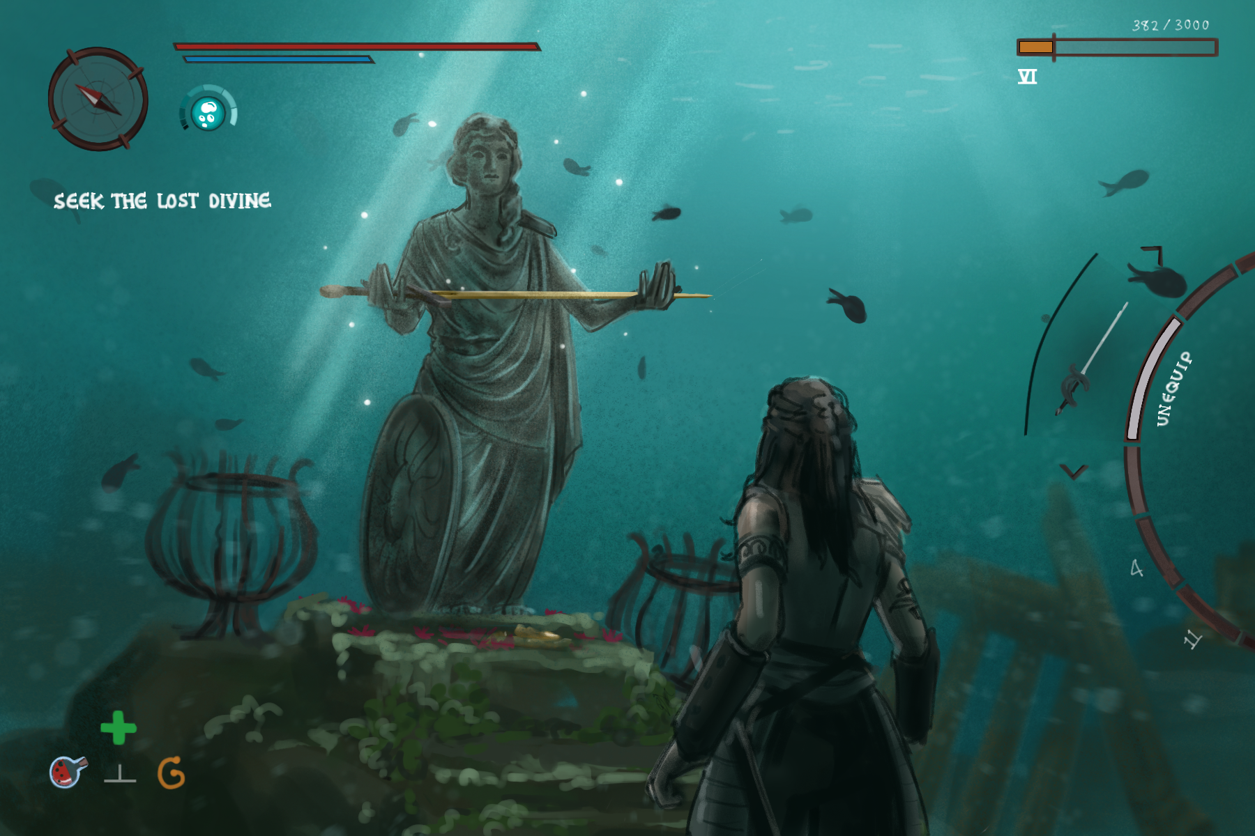 Chroma Core '26 Underwater Shrine + Game UI