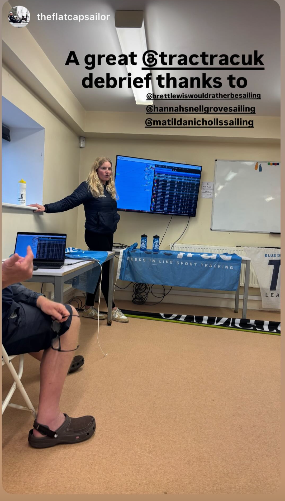 Team GBR sailor Matilda Nichols hosts a race replay session