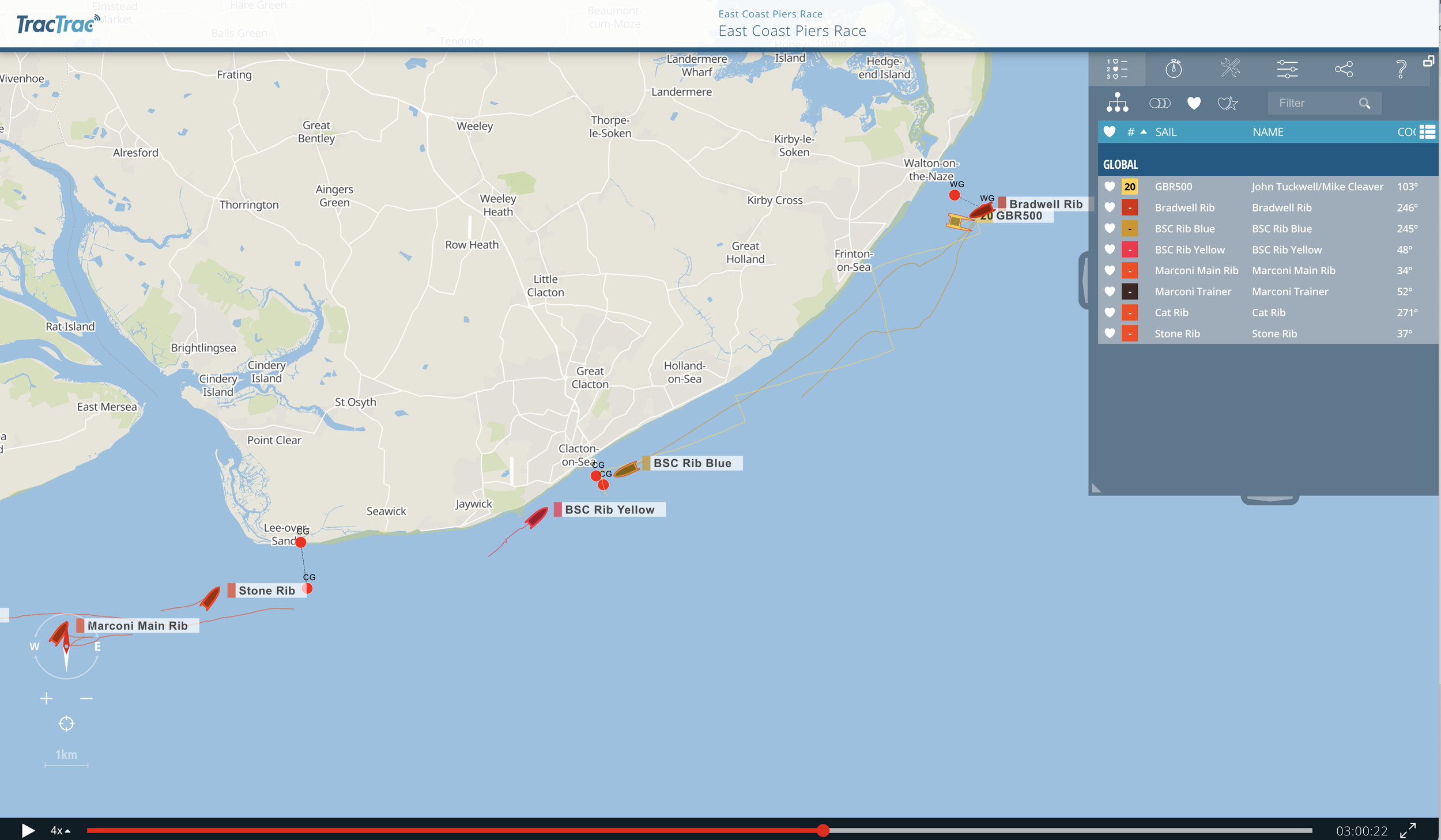 The East Coast Piers Race safety team covered the 42 miles of the race course 