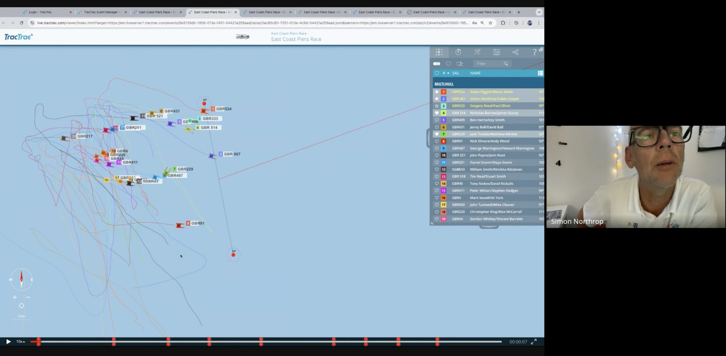 The East Coast Piers Race de-brief with the race winner, September 2025
