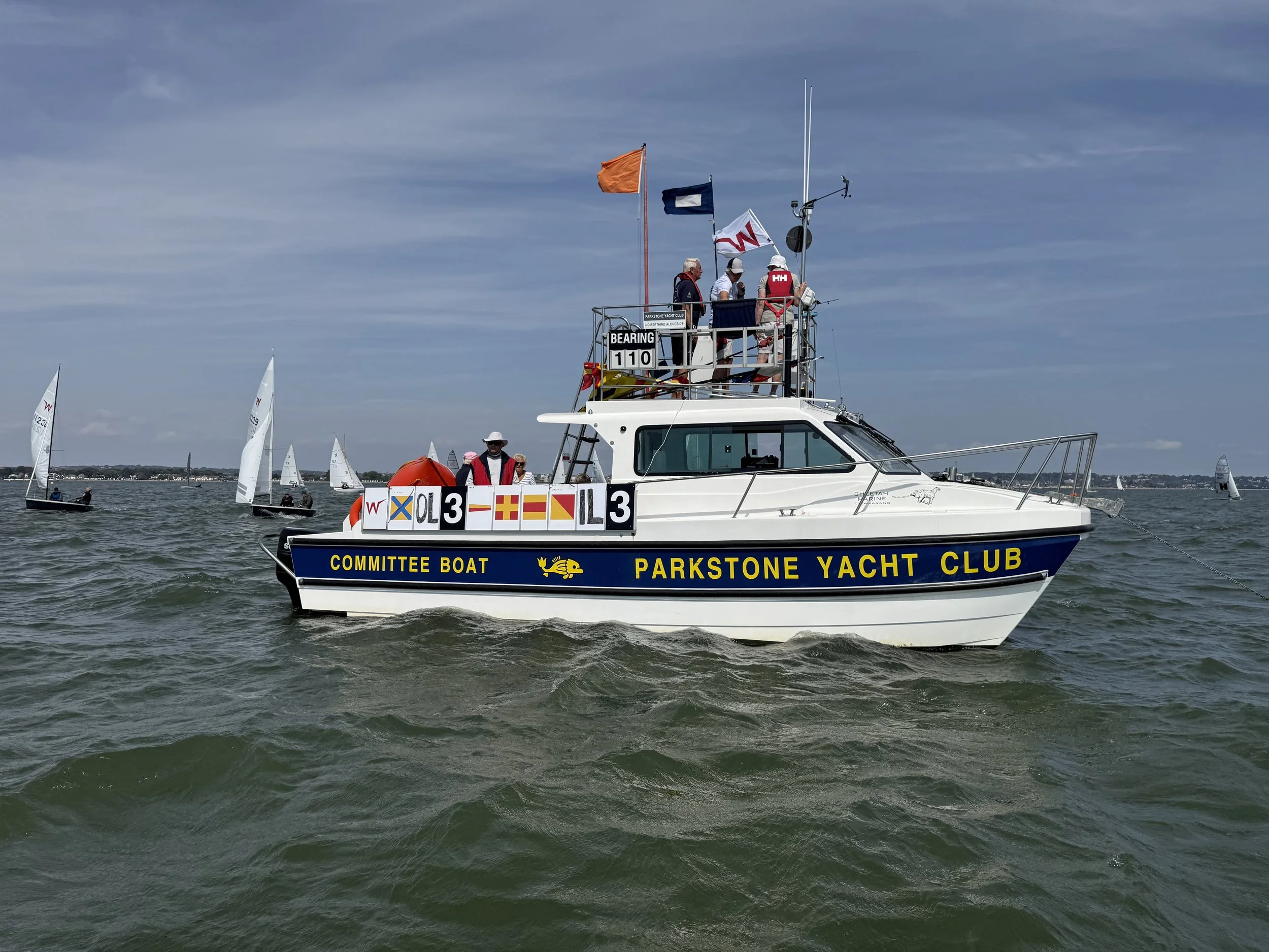 PARKSTONE YACHT CLUB COMMITTEE BOAT,