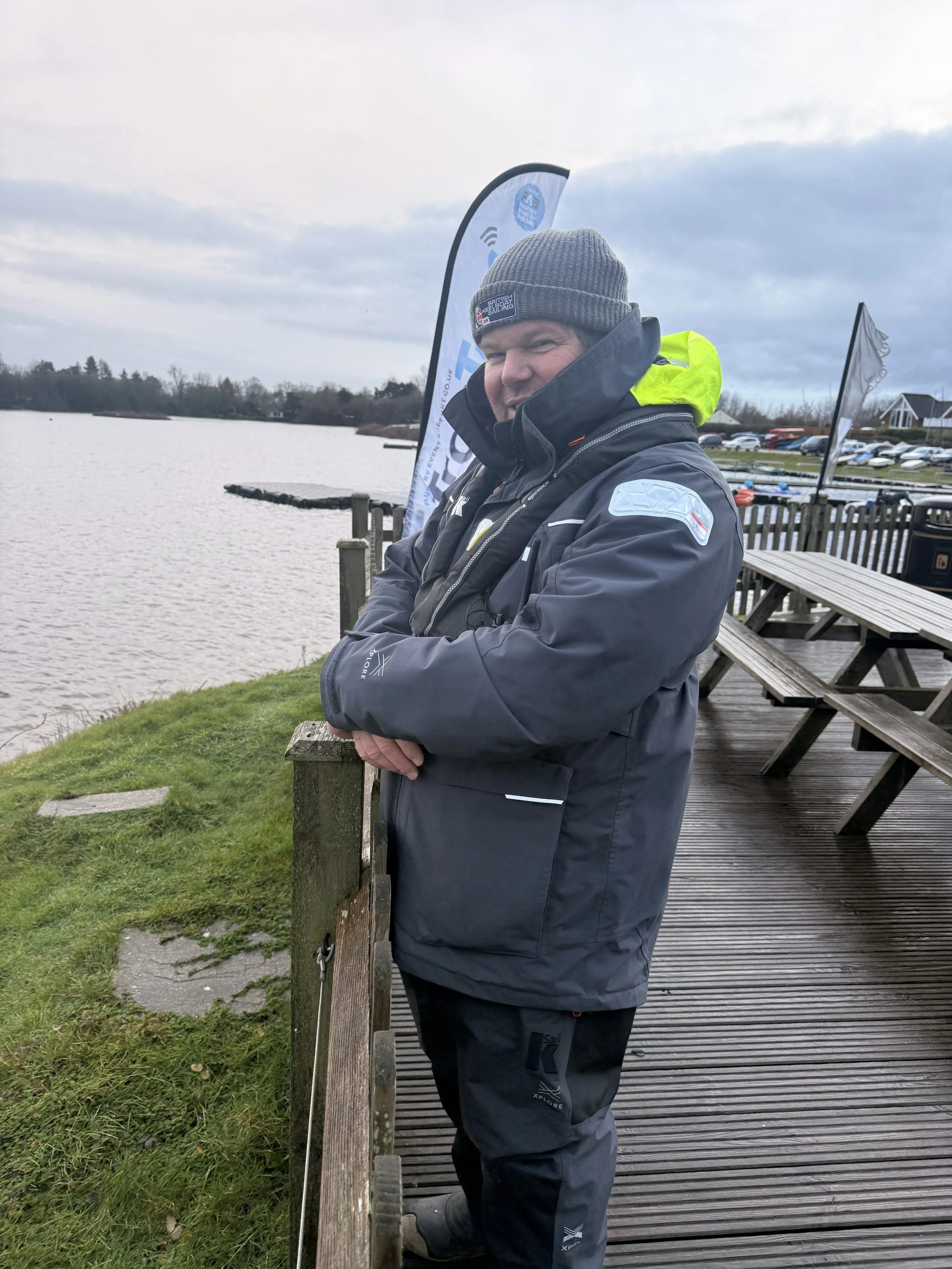 Keith from kSail at the Wessex Winter Warmer 2026