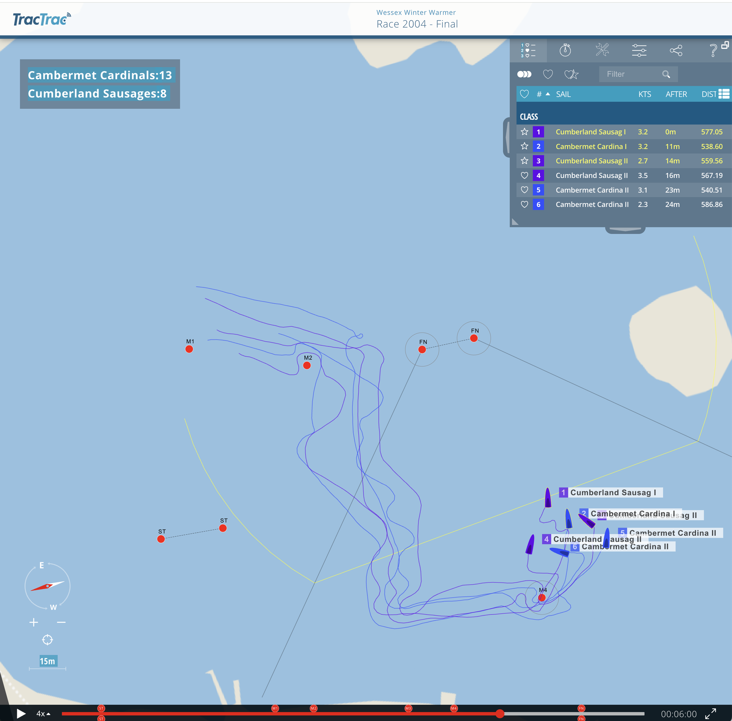 Wessex Winter Warmer Race 2004 - Final.