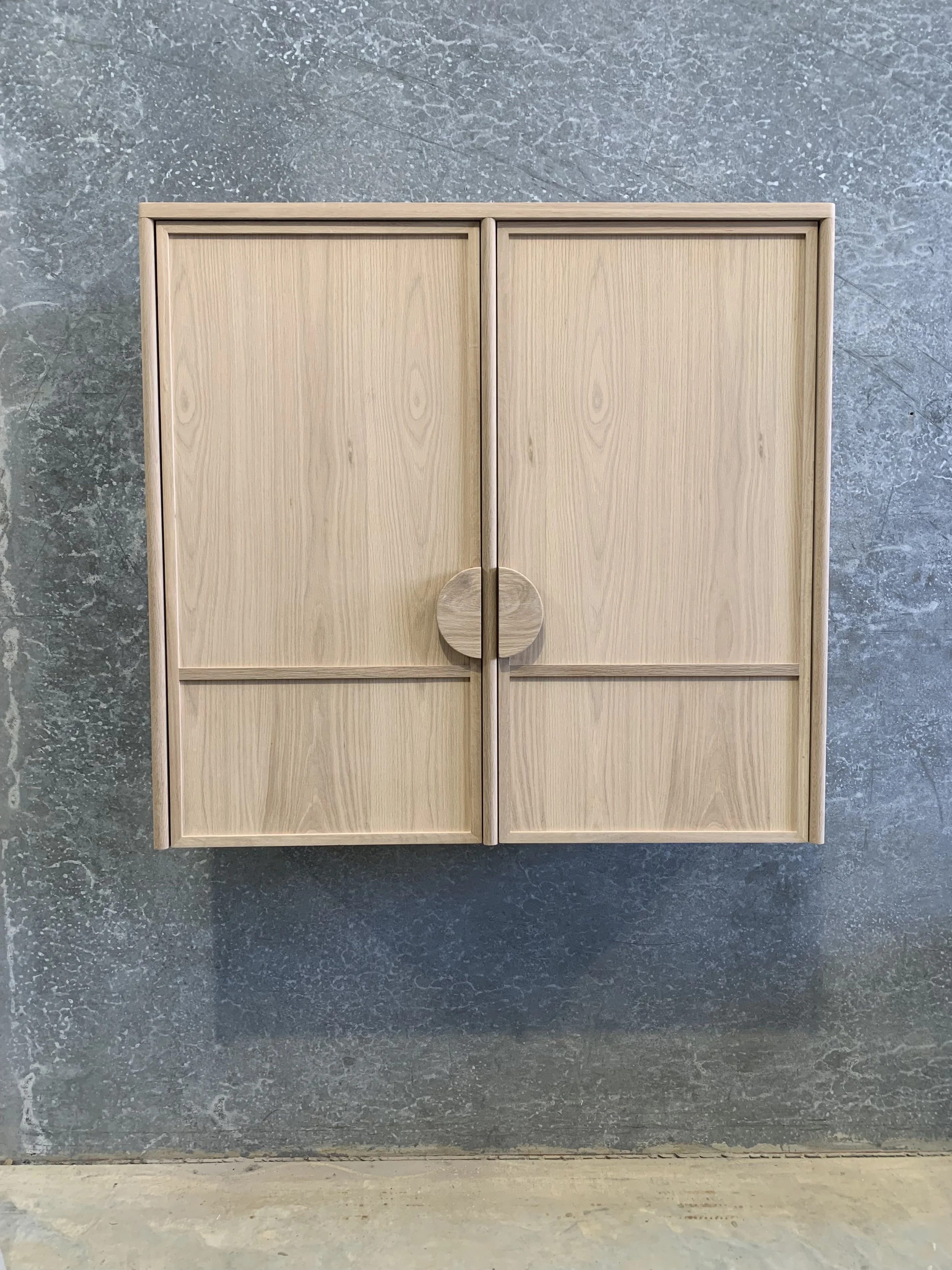 Oak wall cabinet