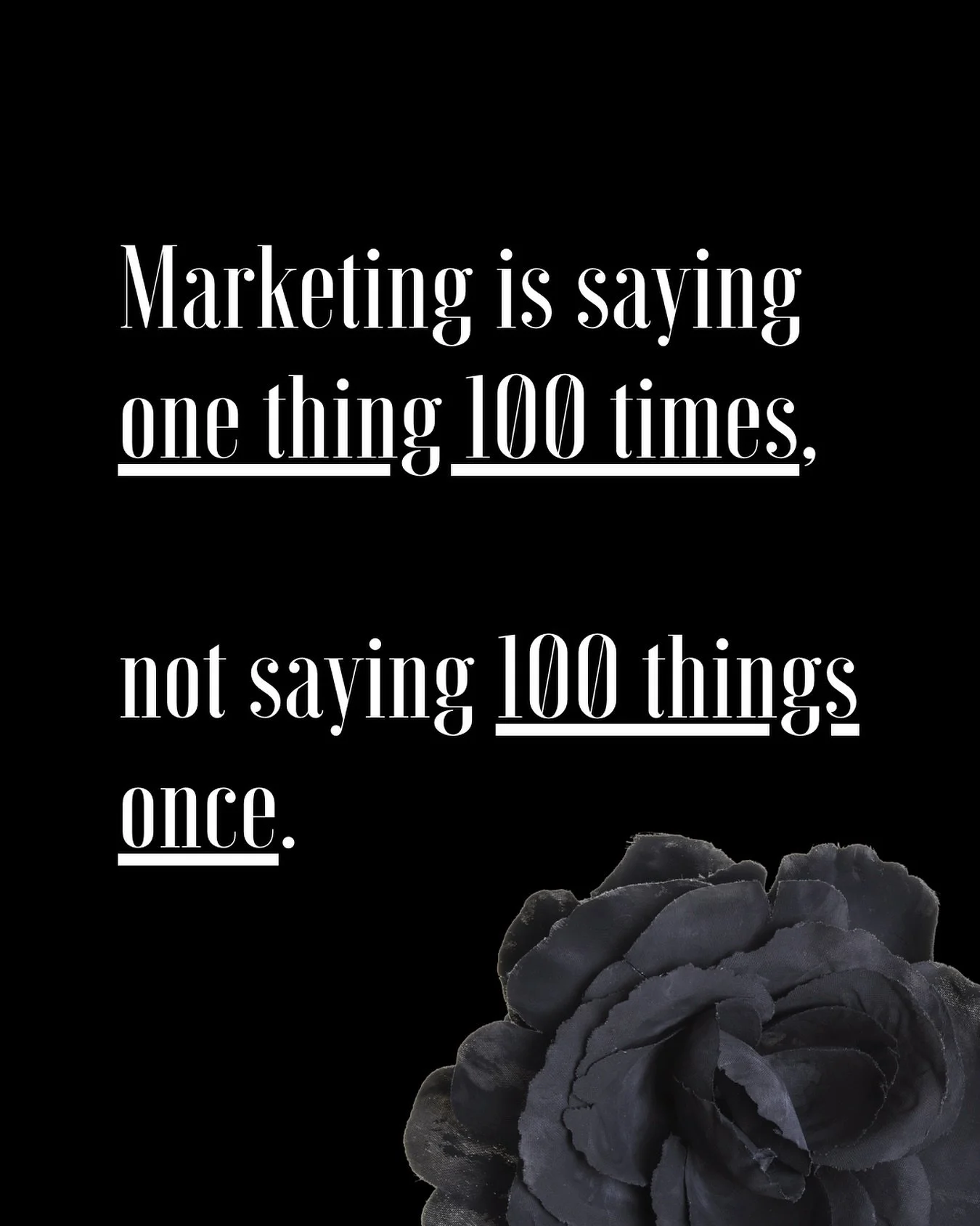 Marketing isn&rsquo;t magic 🪄 it&rsquo;s mastery. 
Say it loud. Say it proud. Say it often.