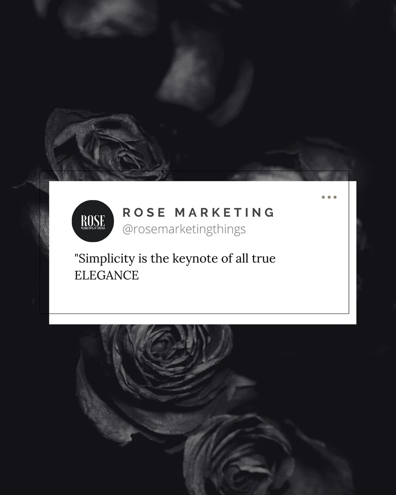 Keep it S I M P L E 🥀