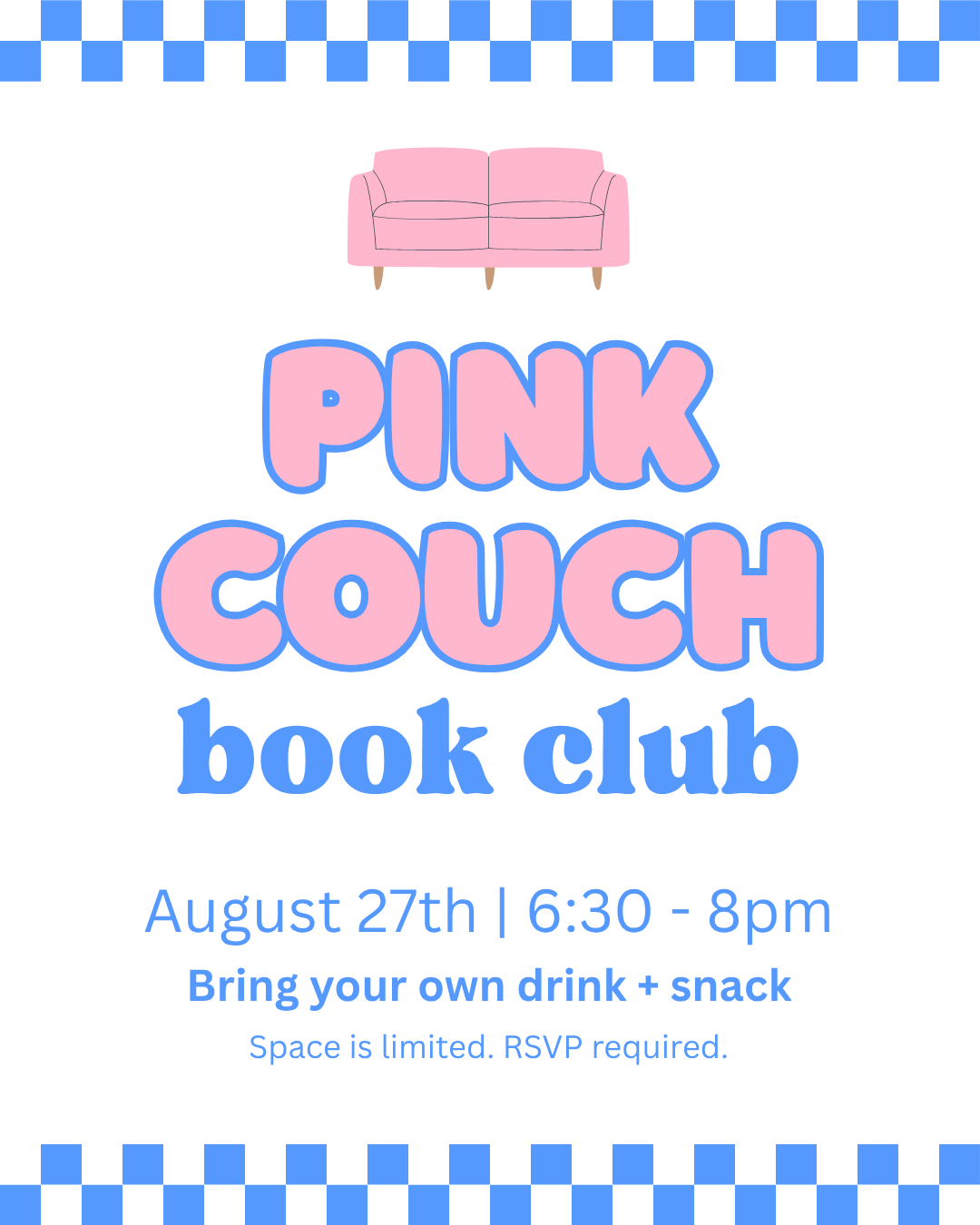 Pink Couch Book Club | Winging It With You