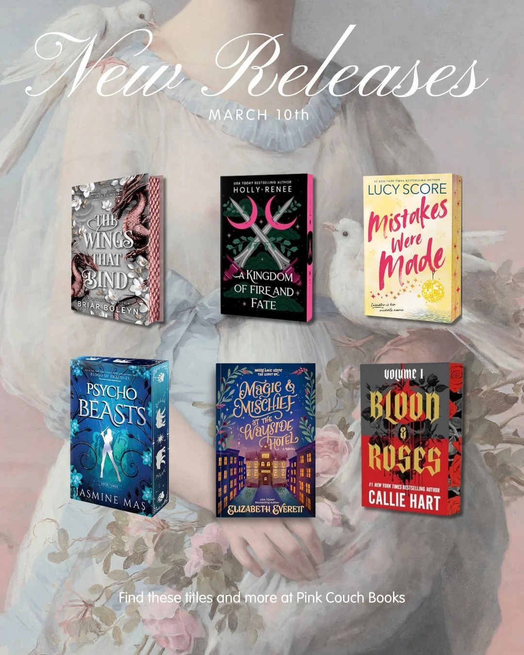 Quietly posting again because some of the release dates we had previously posted were inaccurate 🤦🏻&zwj;♀️ But this one is all good! Promise! 😅 Anyway - happy release day to all of these wonderful authors. Pop in to get these titles &amp; more at 