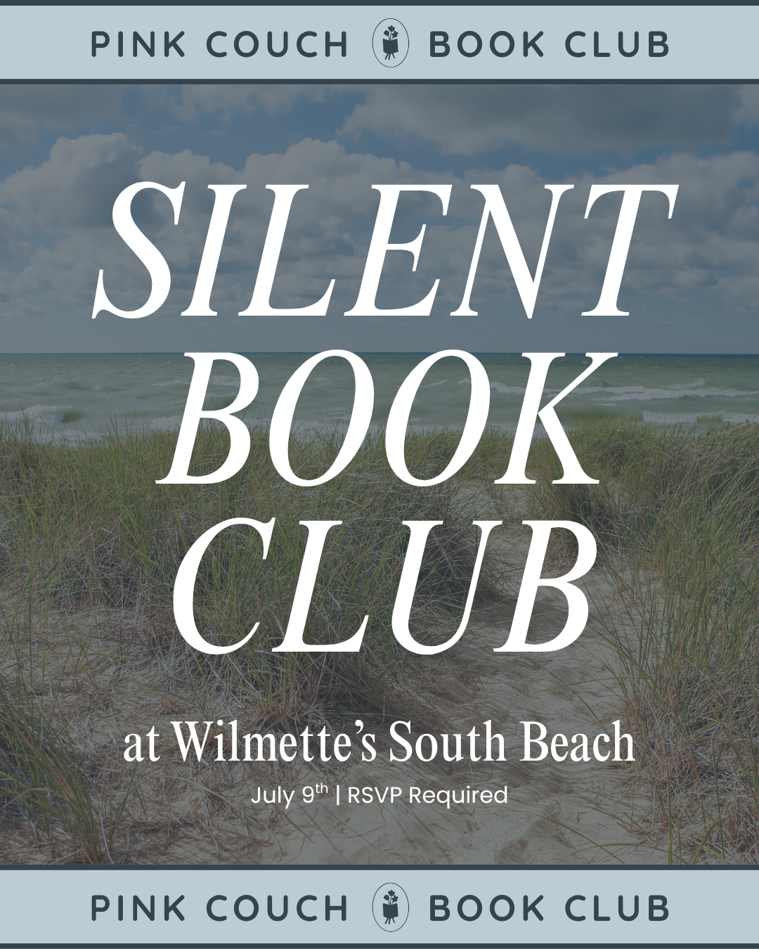Silent Book Club at South Beach, Wilmette