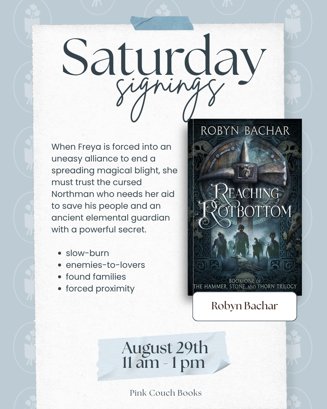 Saturday Signing: Robyn Bachar