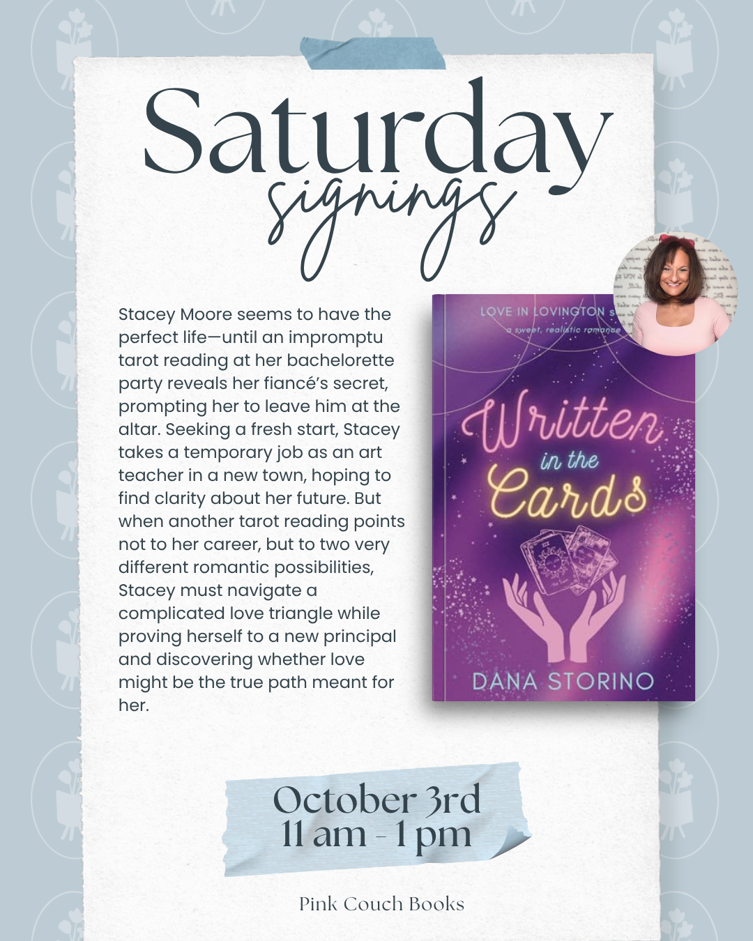 Dana Storino Saturday Signing