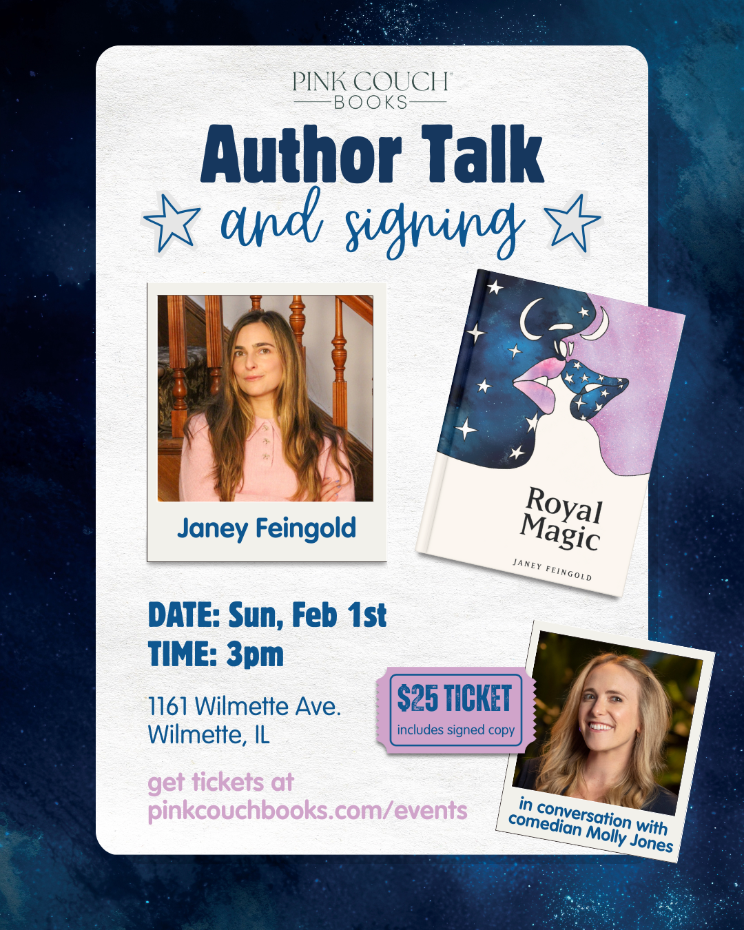 Author Talk and Signing: Janey Feingold