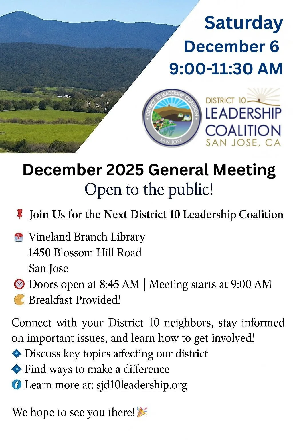 D10 Leadership Coalition General Meeting