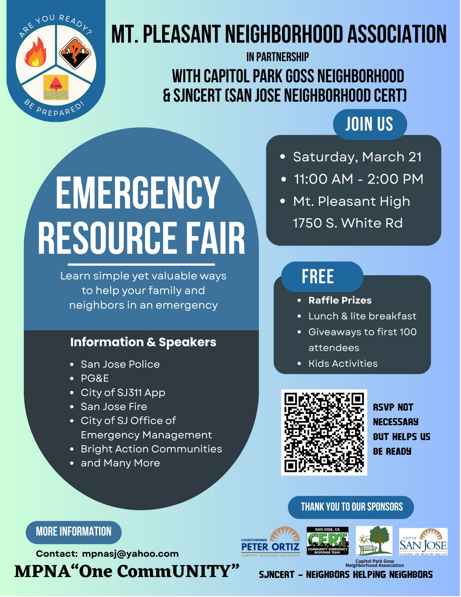 MPNA's Emergency Resource Fair