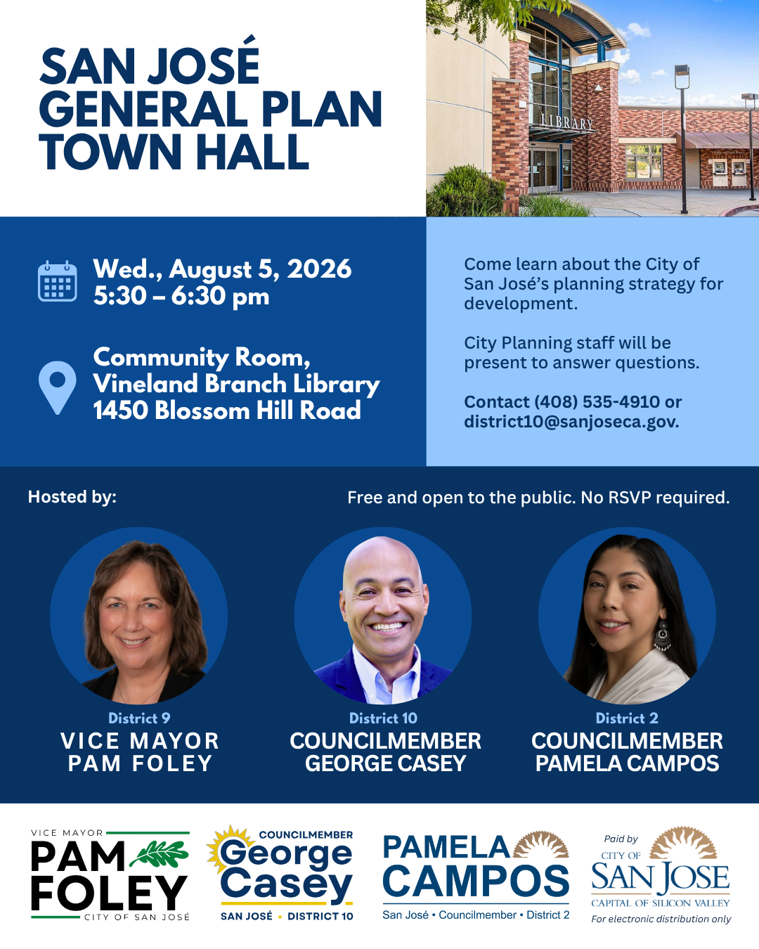 San José General Plan Town Hall