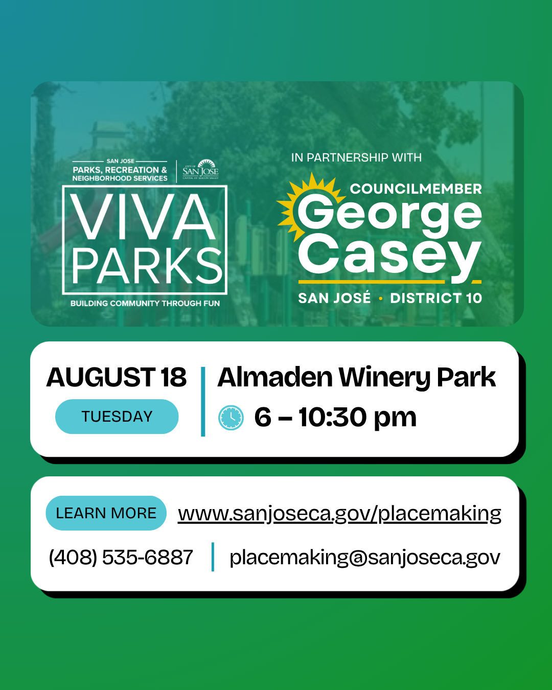 Viva Parks at Almaden Winery