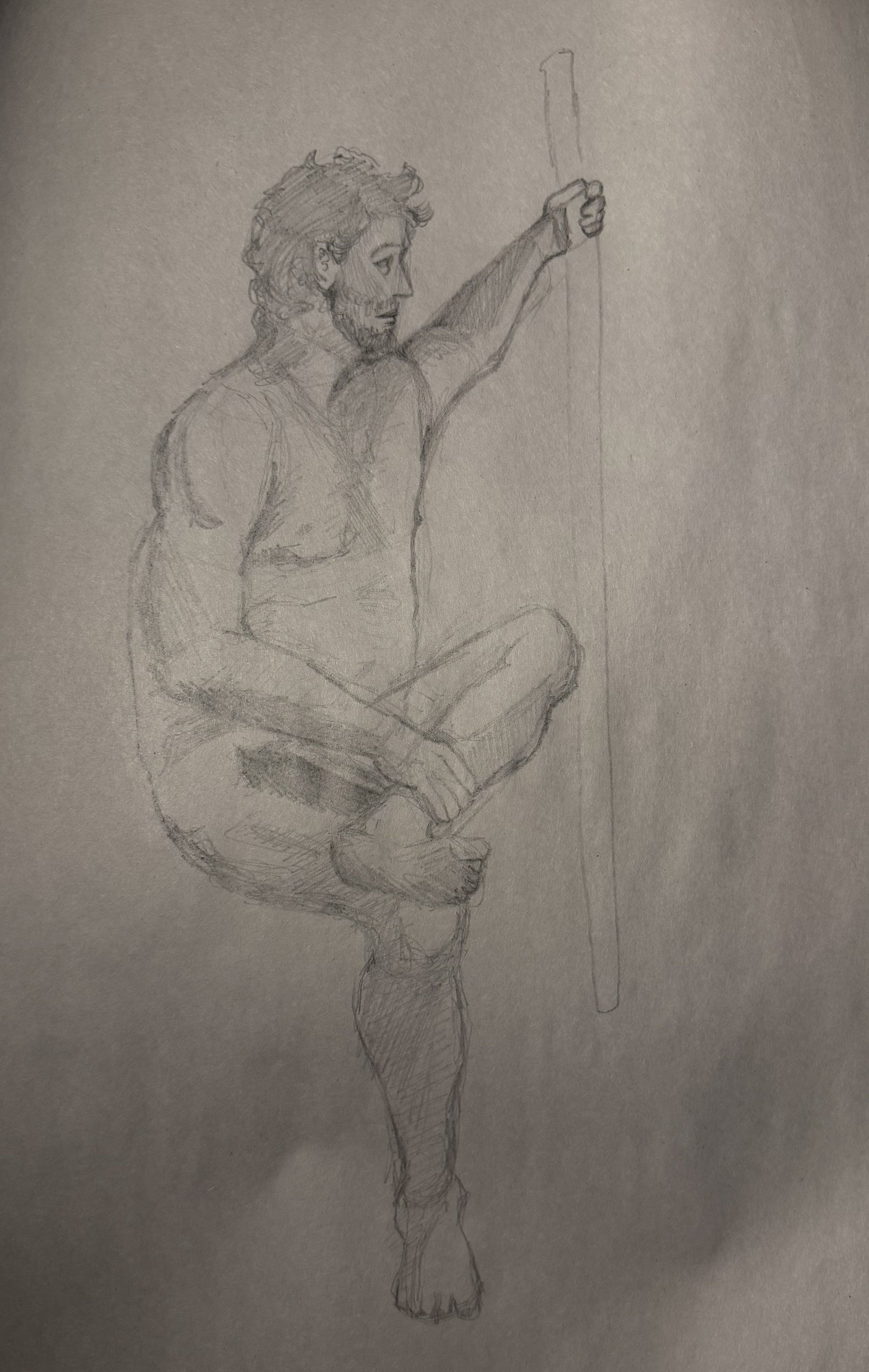 pencil figure drawing. 2025.