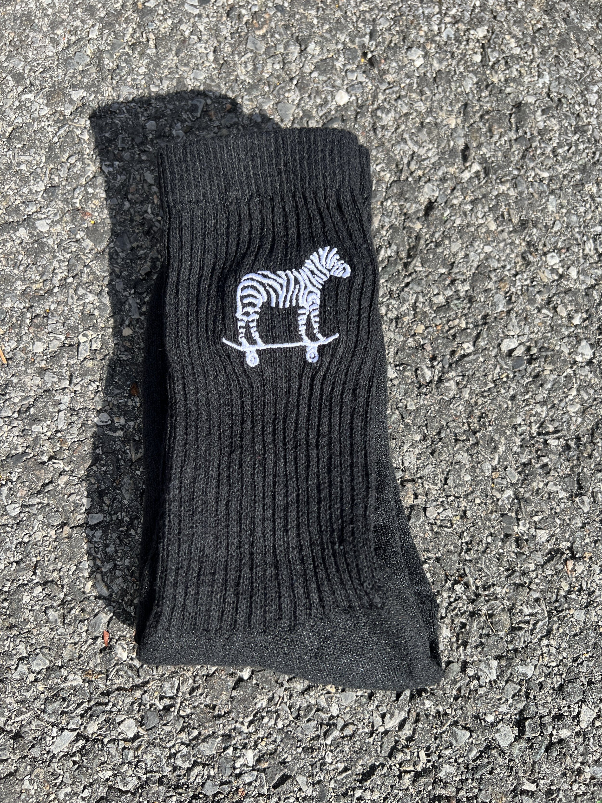 ArssiA x Hanes Zebra Logo Socks