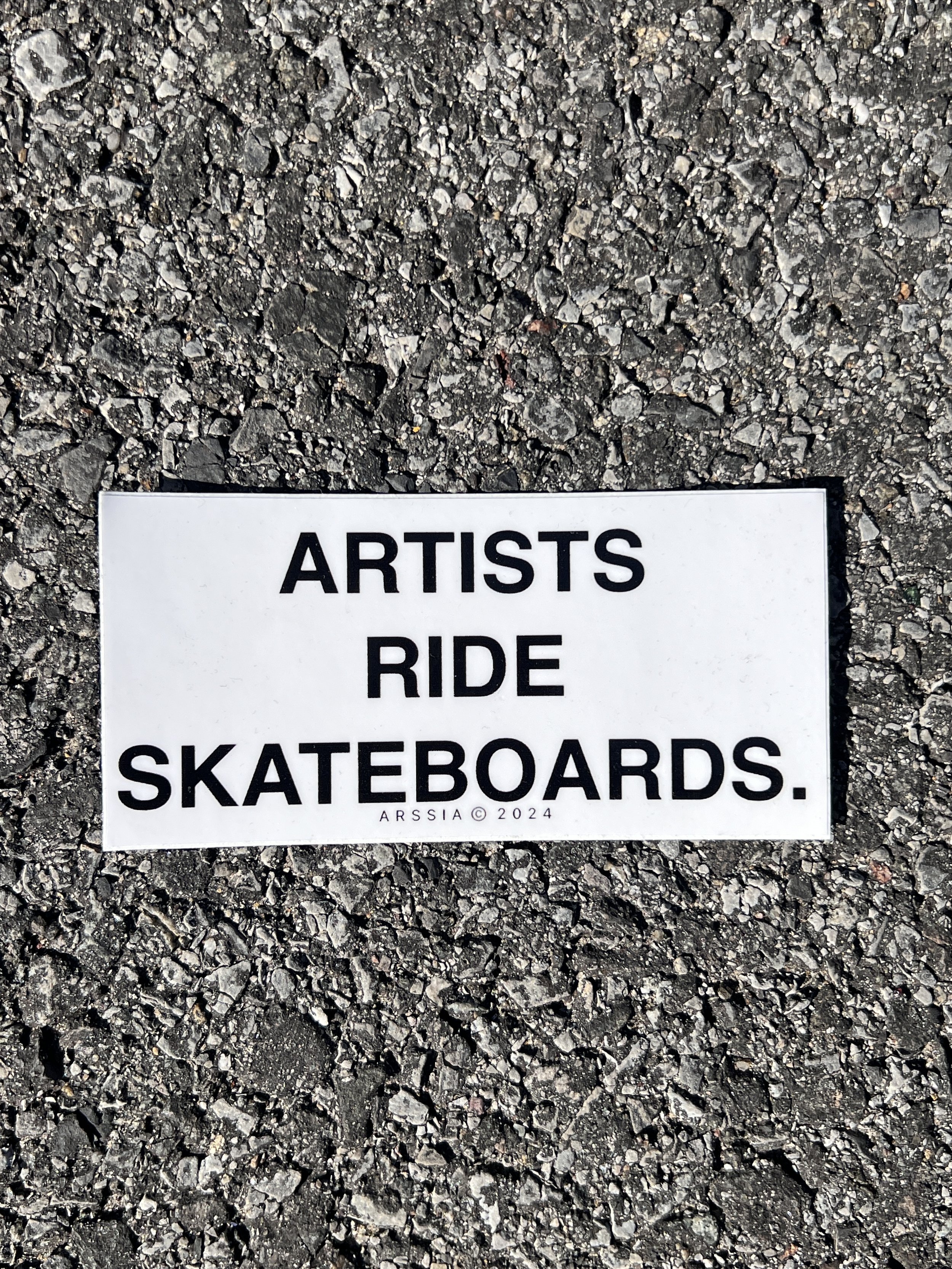 Artists Ride Skateboards.