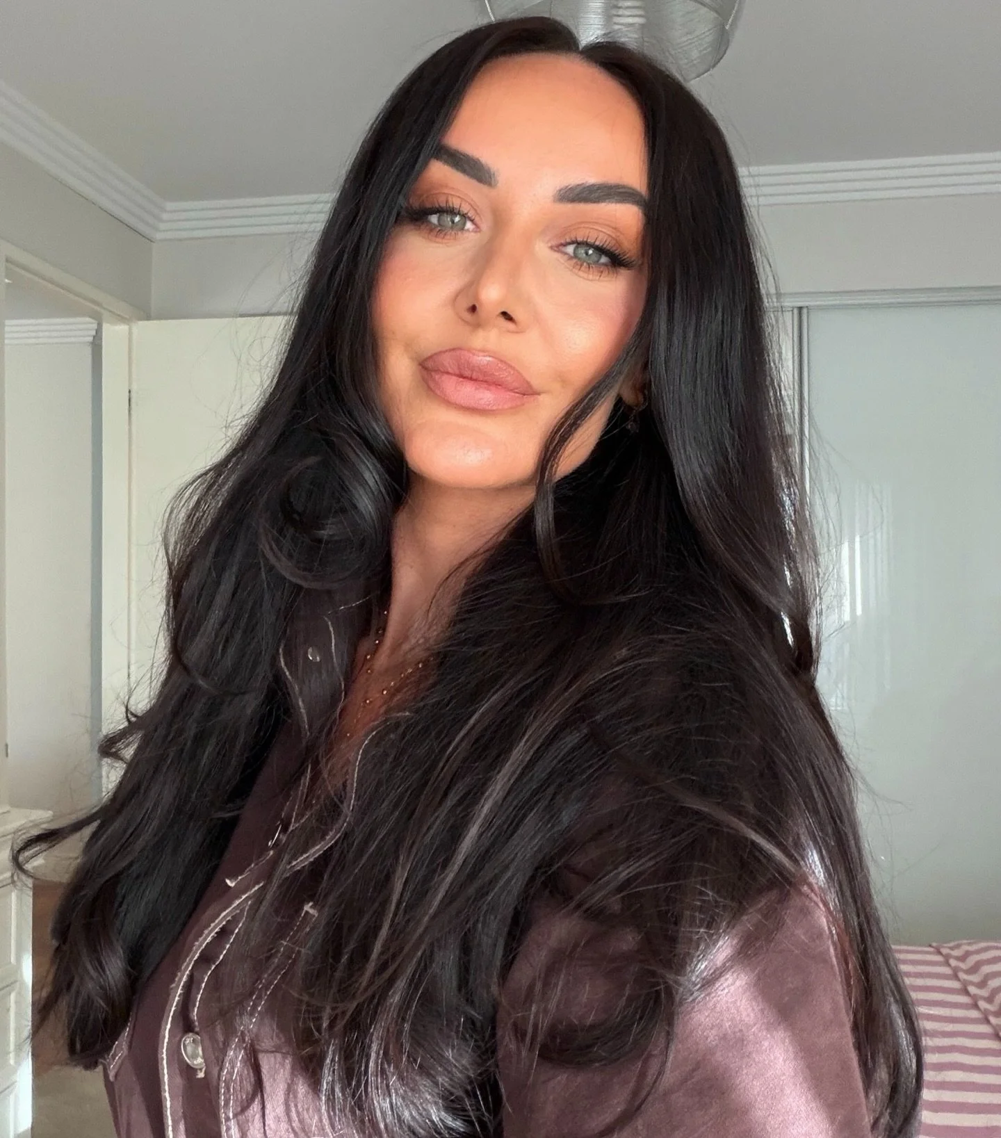 It was maintenance day today! 
Tan @studioviolet_perth 
Hair @_hairbyelly @milenamilio_hairmakeupstudio