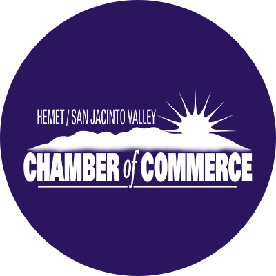Logo for the Hemet/San Jacinto Valley Chamber of Commerce