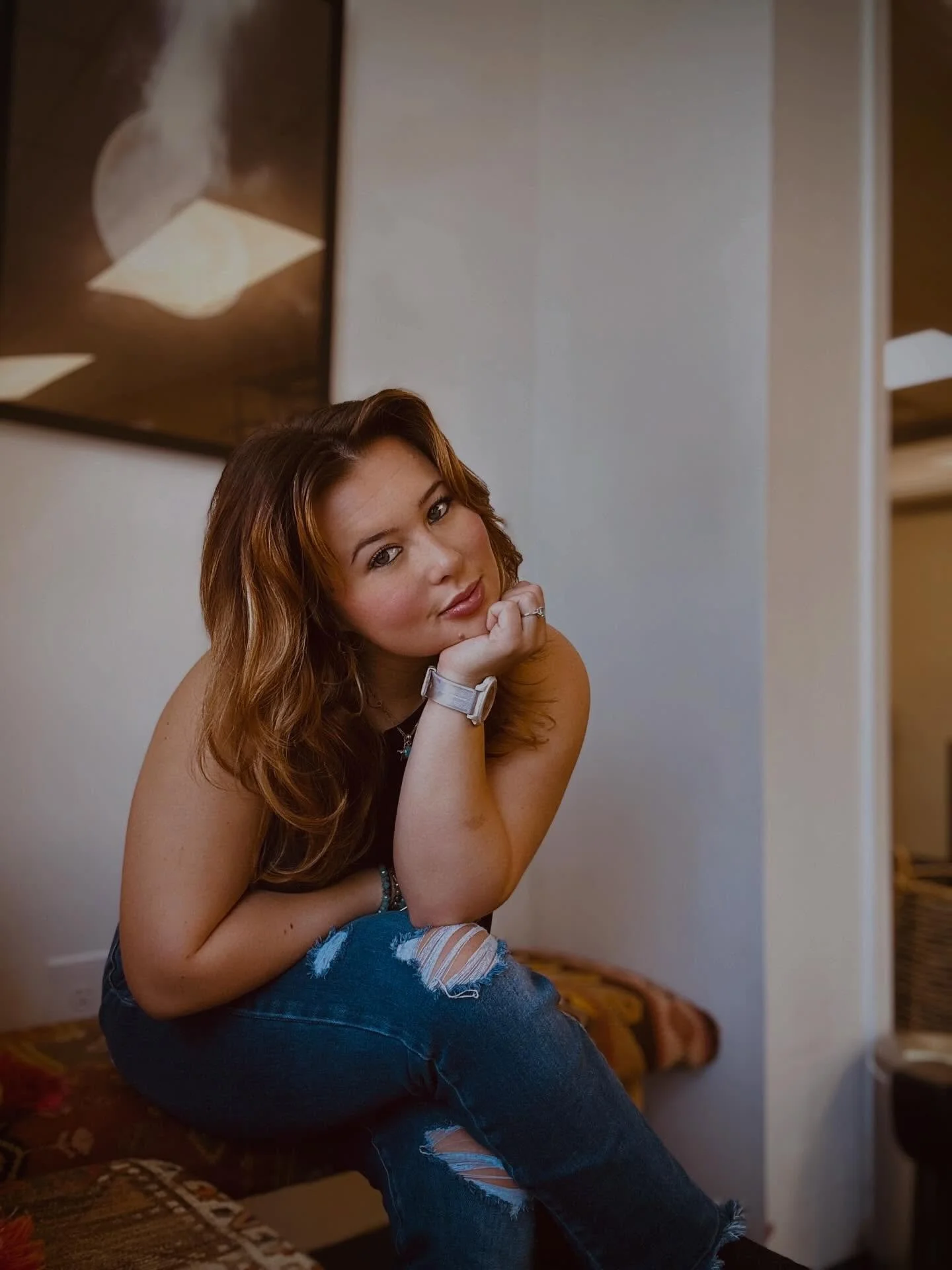 Brooking, our newest and youngest stylist.  @hairbybrooking began training with me (and all of us) a couple years ago and has now been on the floor taking clients for a year, and doing a great job! Currently she is intrigued with fashion colors. Thin