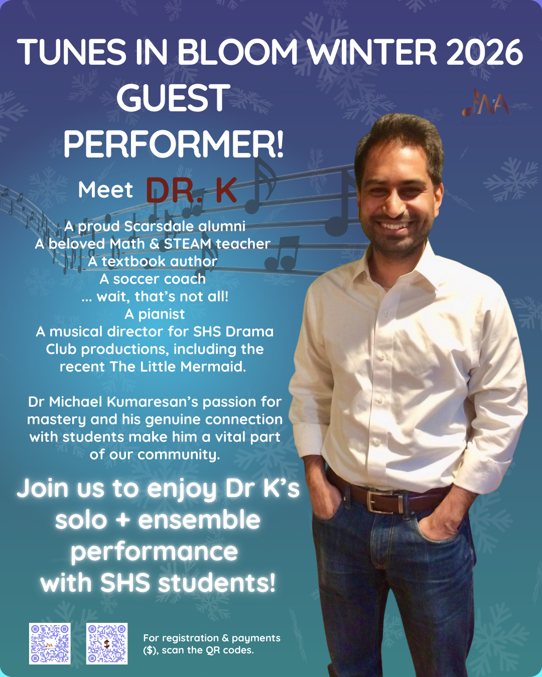 Announcing Guest Performer - Tunes in Bloom Winter Concert 2026