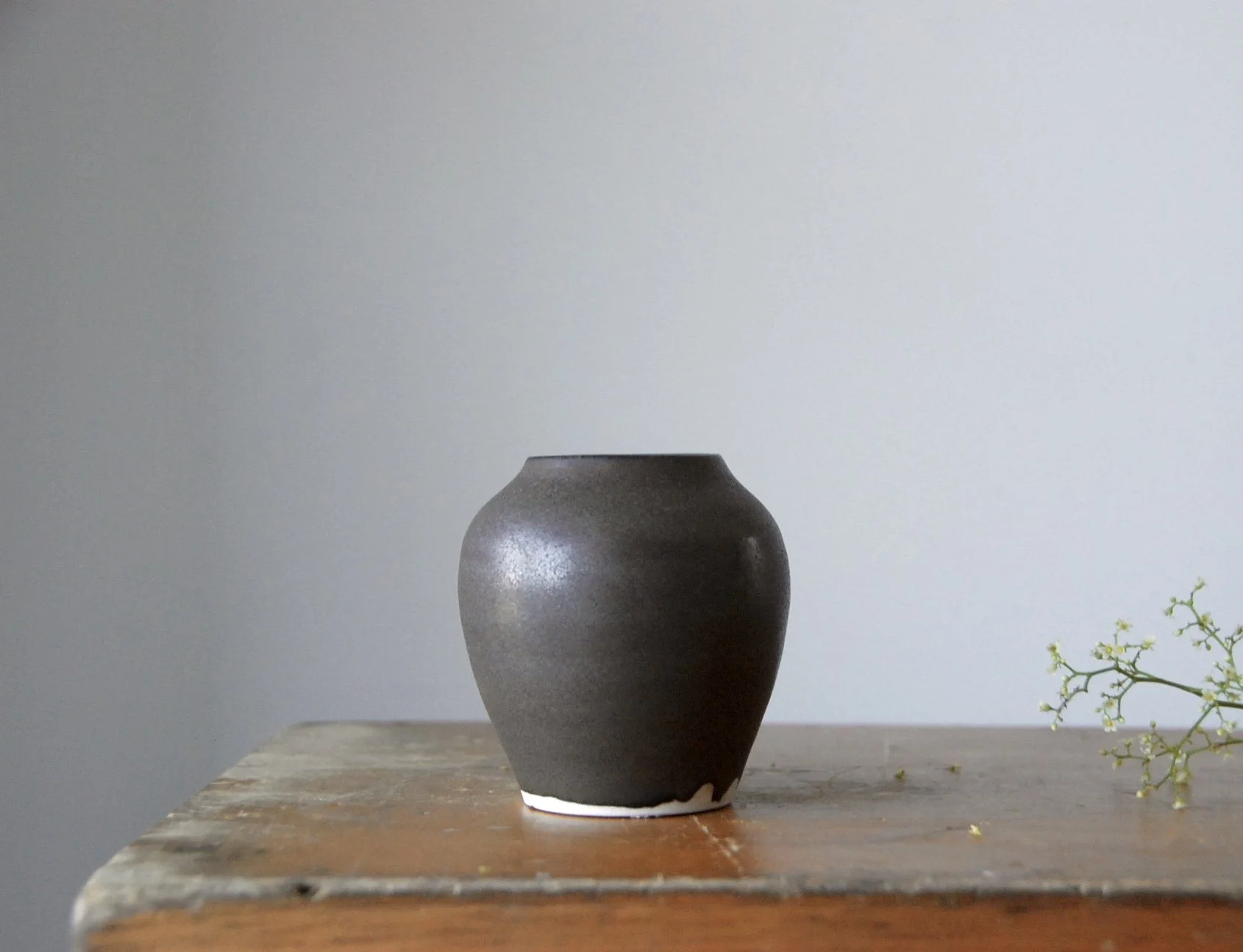 Small Vessel - Matte Iron Glaze