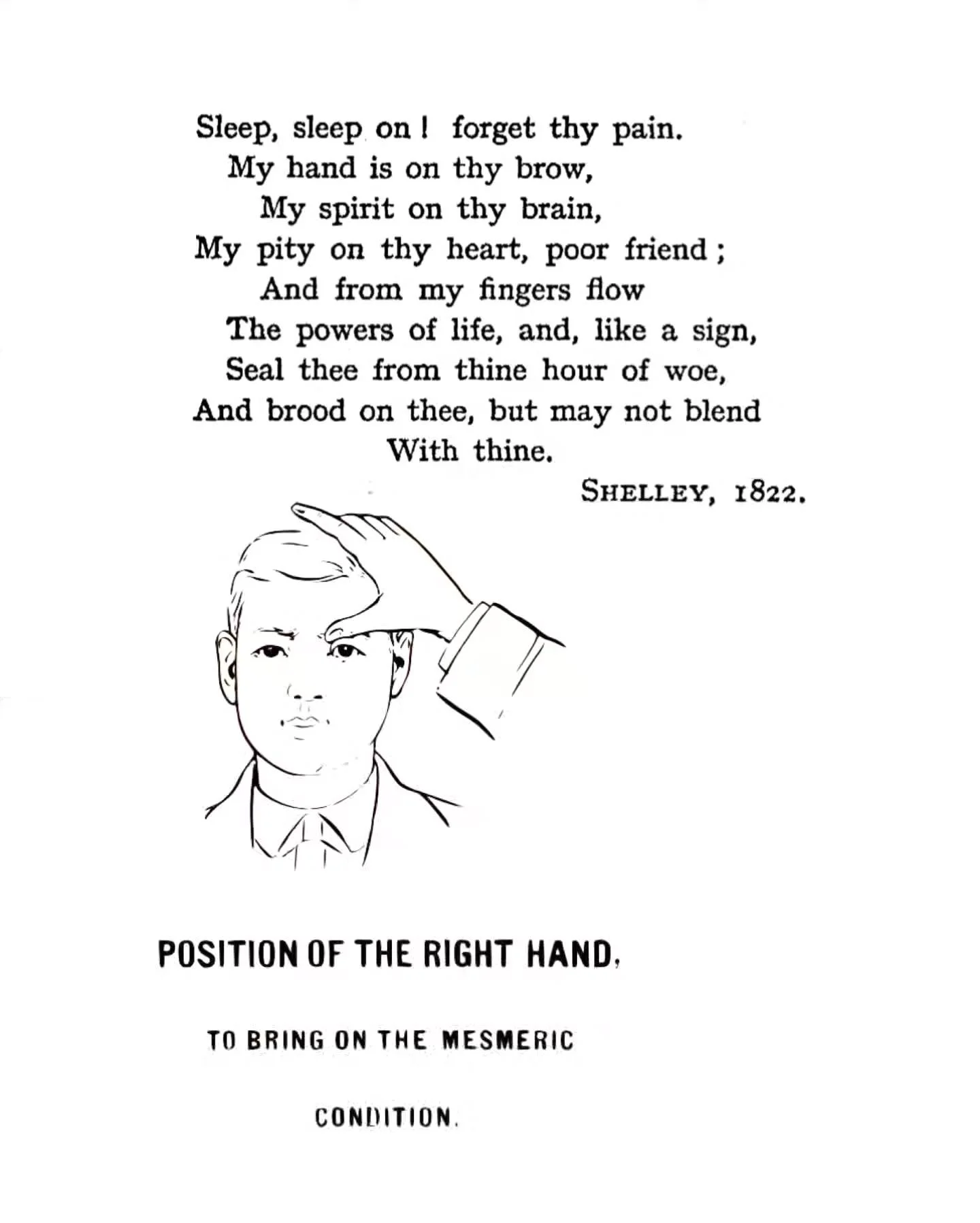 Epigraph from _Magnetism and magic_ by J. Du Potet de Sennevoy, 1927.

Images from _Mesmerism Unveiled _ by Leslie J. Gee, 1885.

#poetry
#Mesmerism 
#hypnosis 
#Hypnotherapy
#energyhealing 
#healingenergy
#reiki