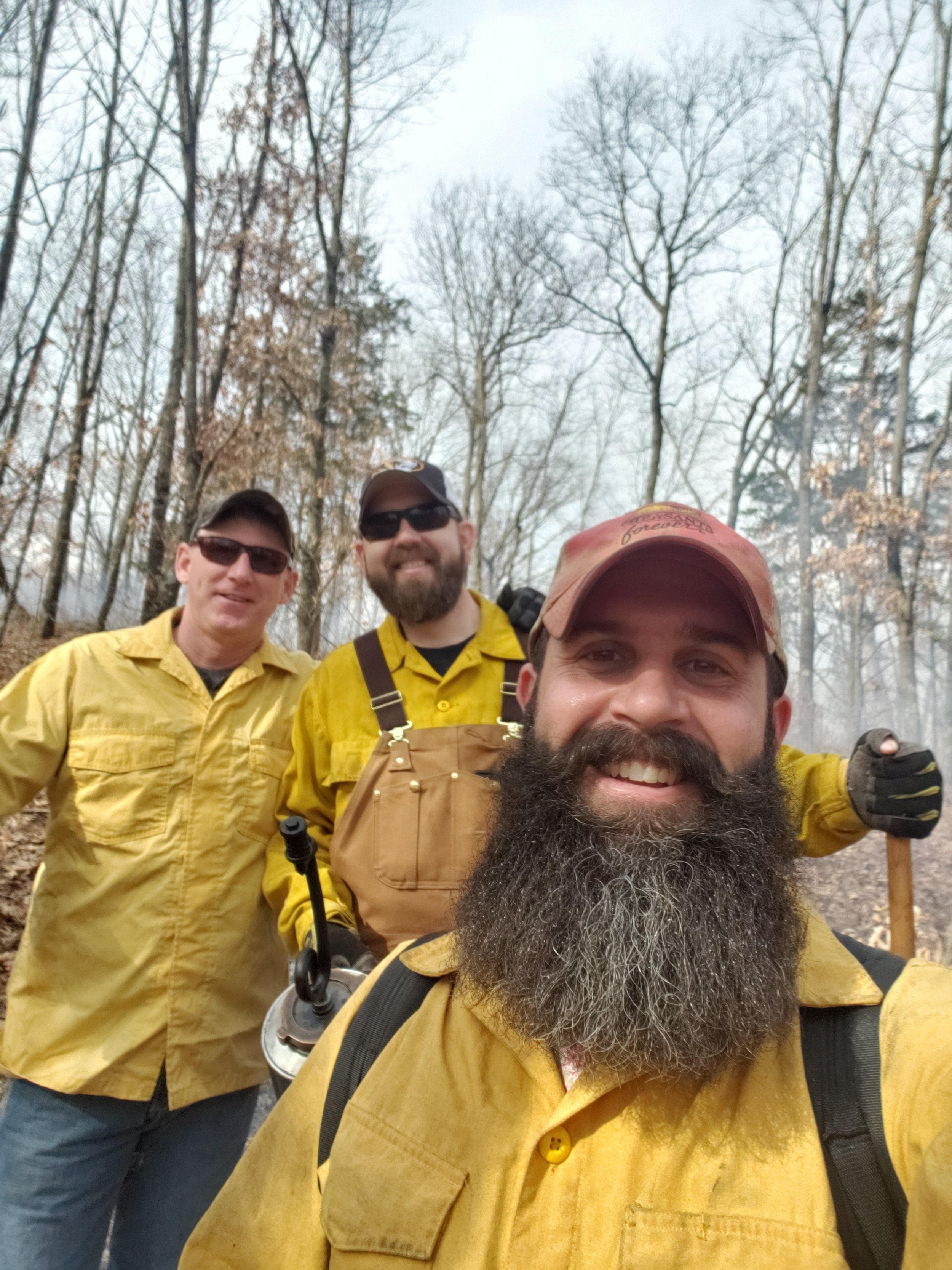 Certified Rx Fire Crew happy with a good fire done safely.