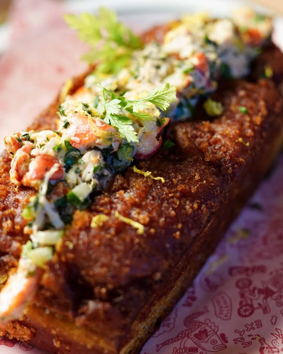 Lobster Donut Roll at Extra Wavy in St.Louis, Missouri 