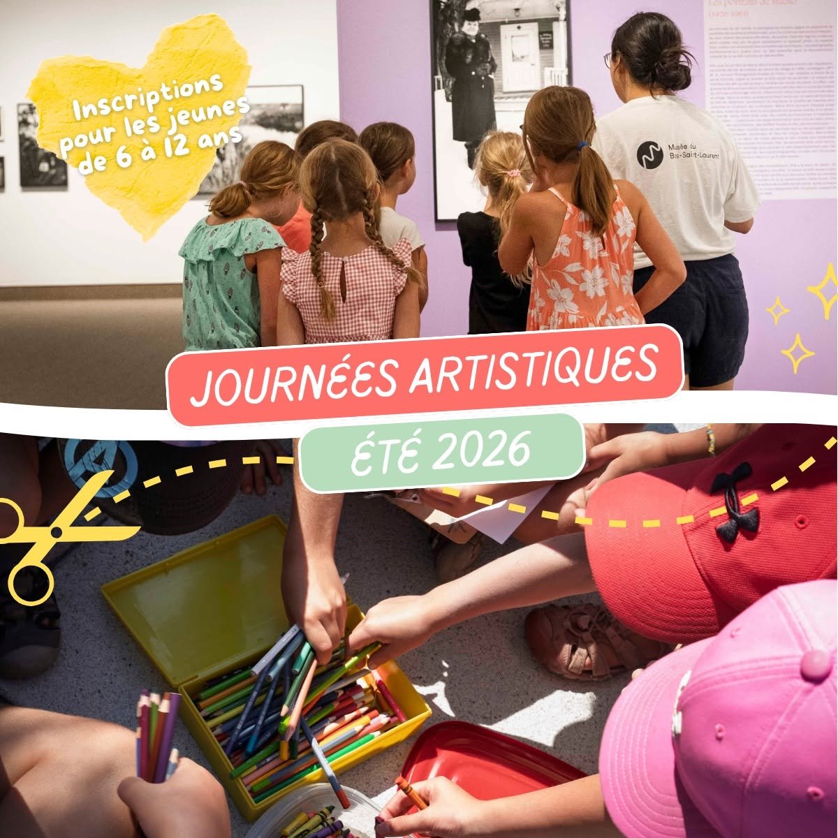 Camp artistique techniques mixtes 6-12 ans