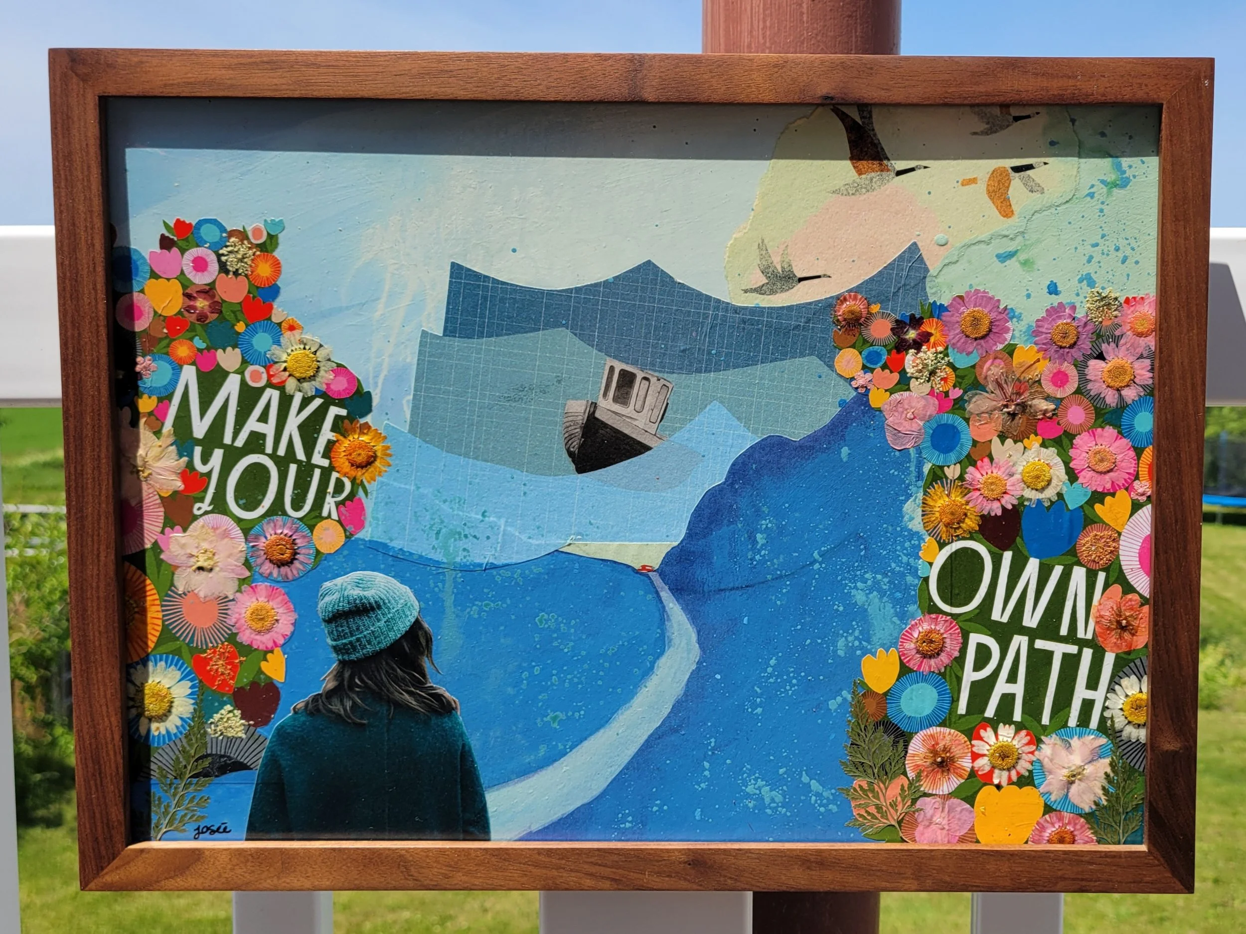 Cours techniques mixtes, acrylique et collage ados 12 à 17 ans - Rivière-du-Loup