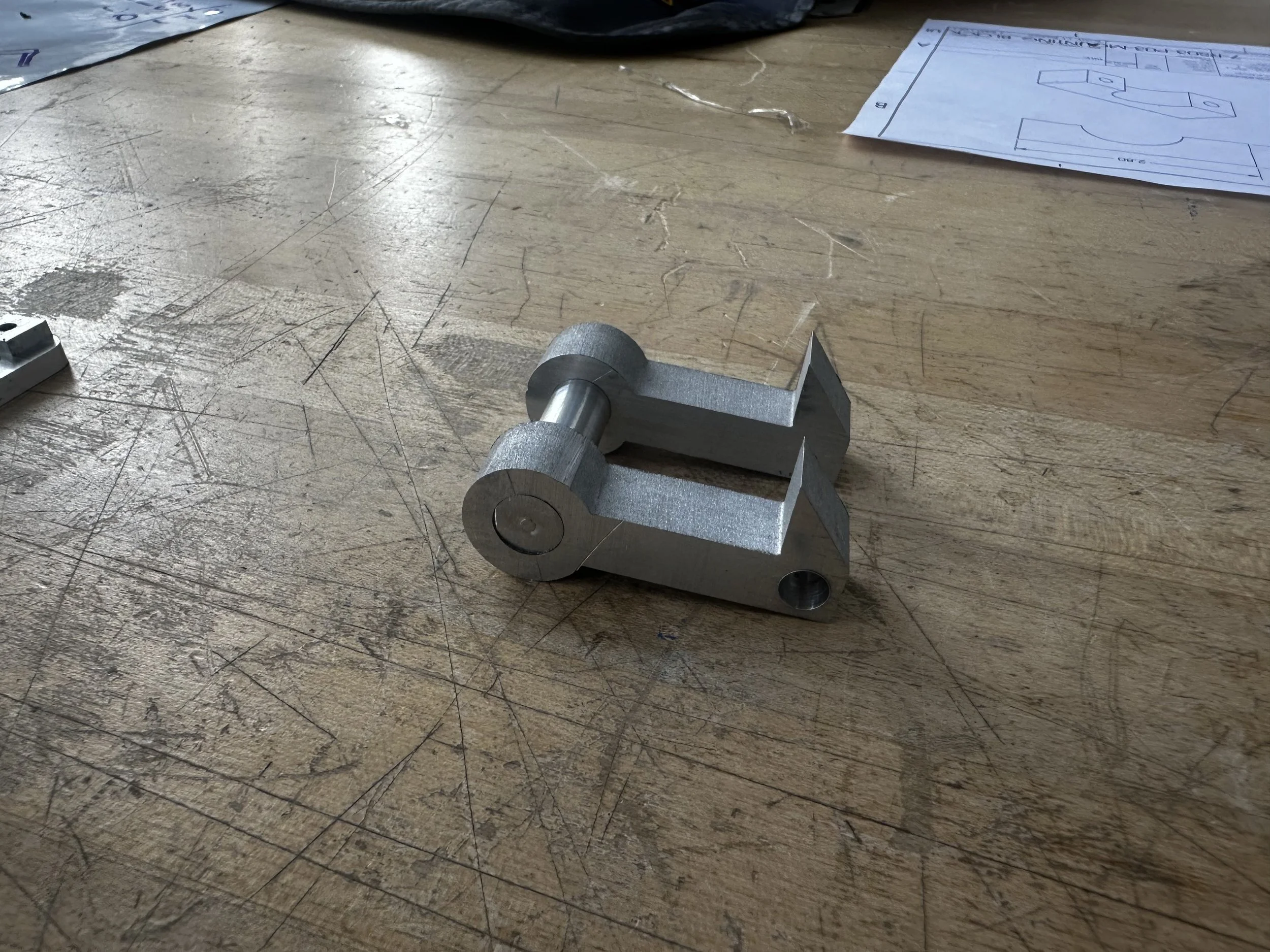Assembled trigger latch with dowel