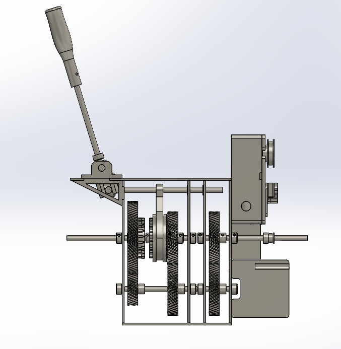 SolidWorks assembly of final transmission
