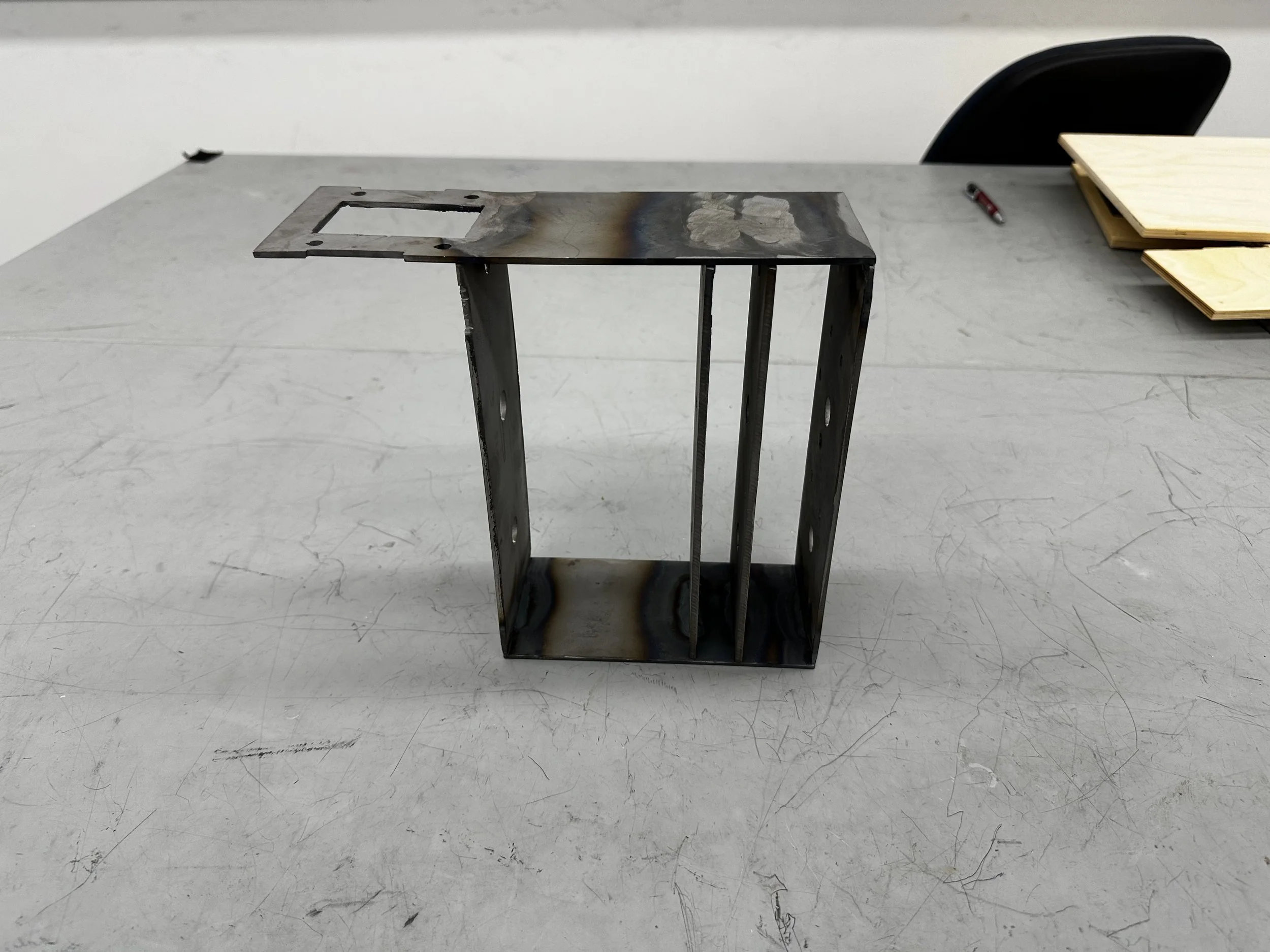 Welded transmission housing