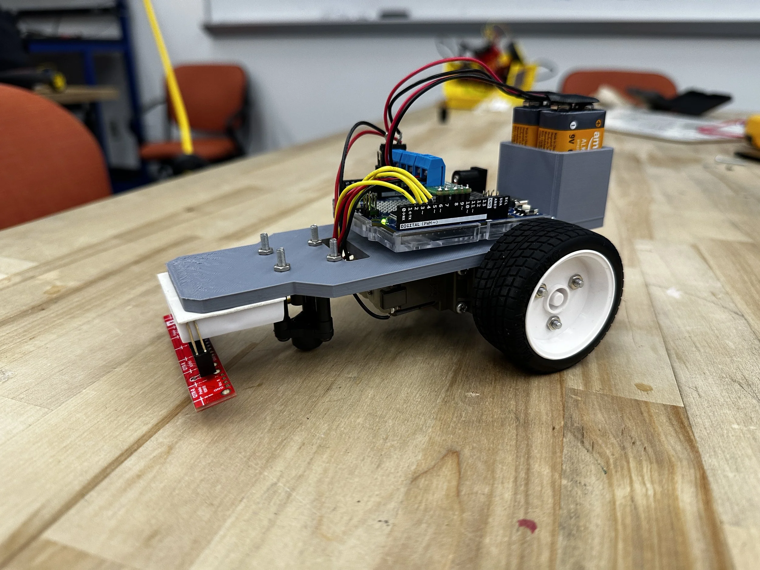 Fully assembled line follower