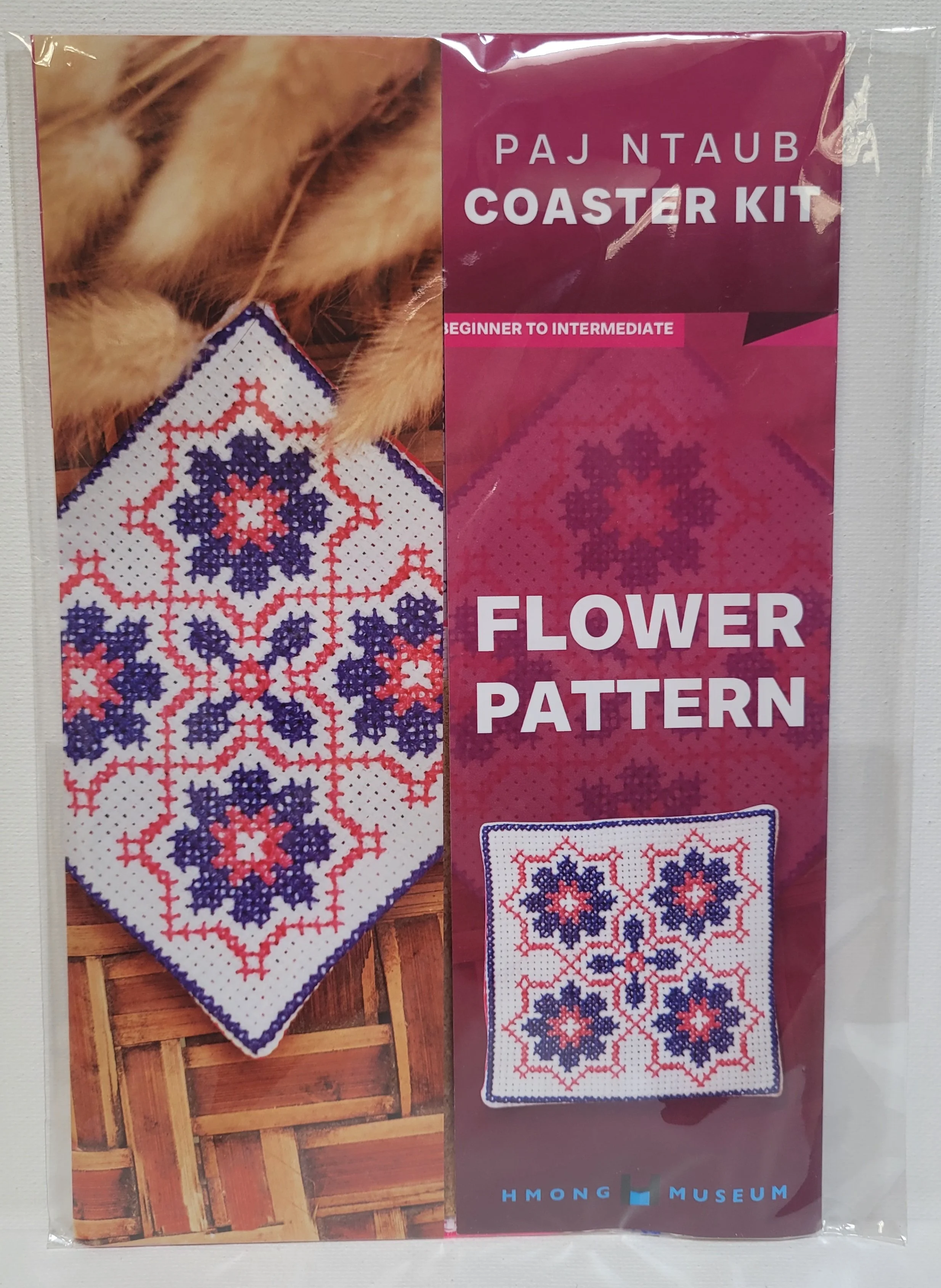 Flower Pattern Coaster Kit