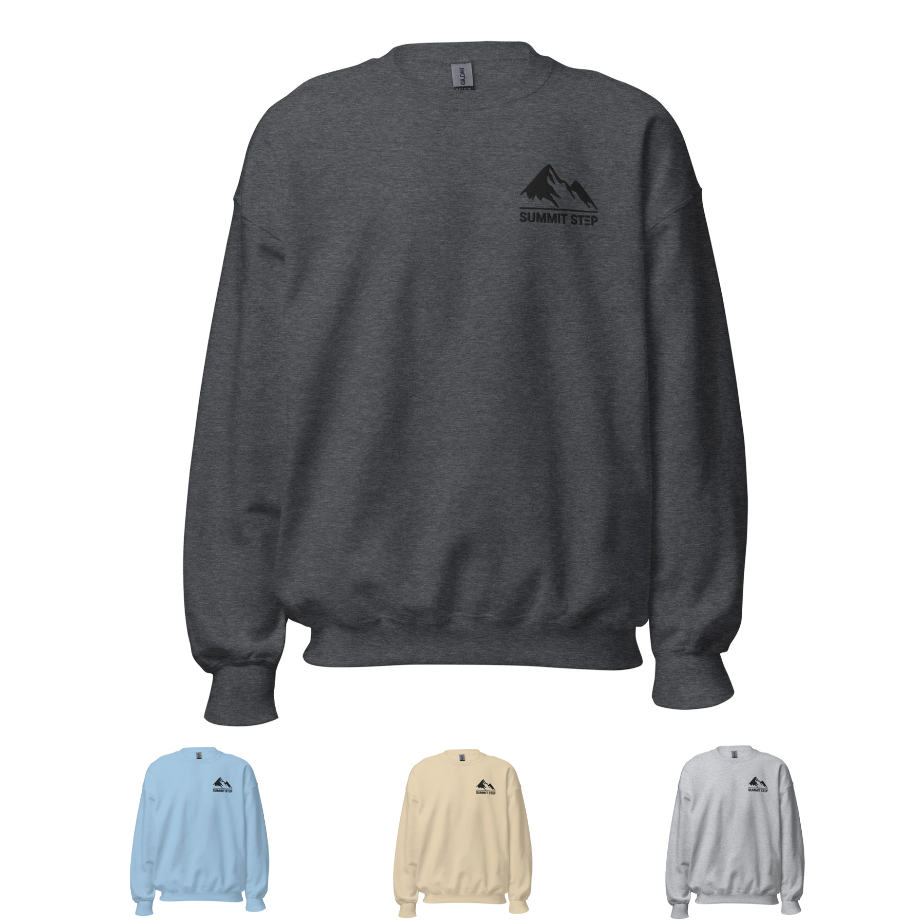Summit Step Embroidered Unisex Sweatshirt