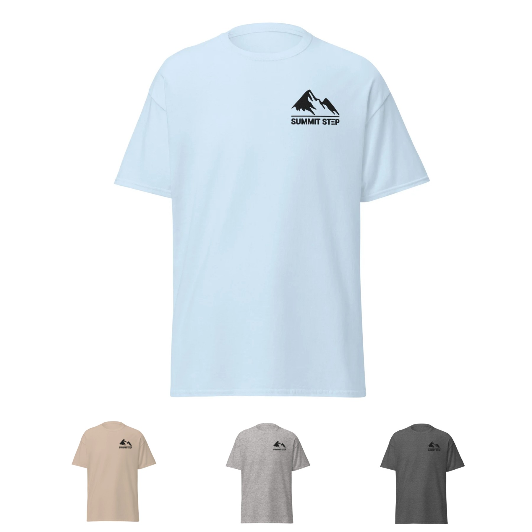 Summit Step Embroidered Unisex Tee