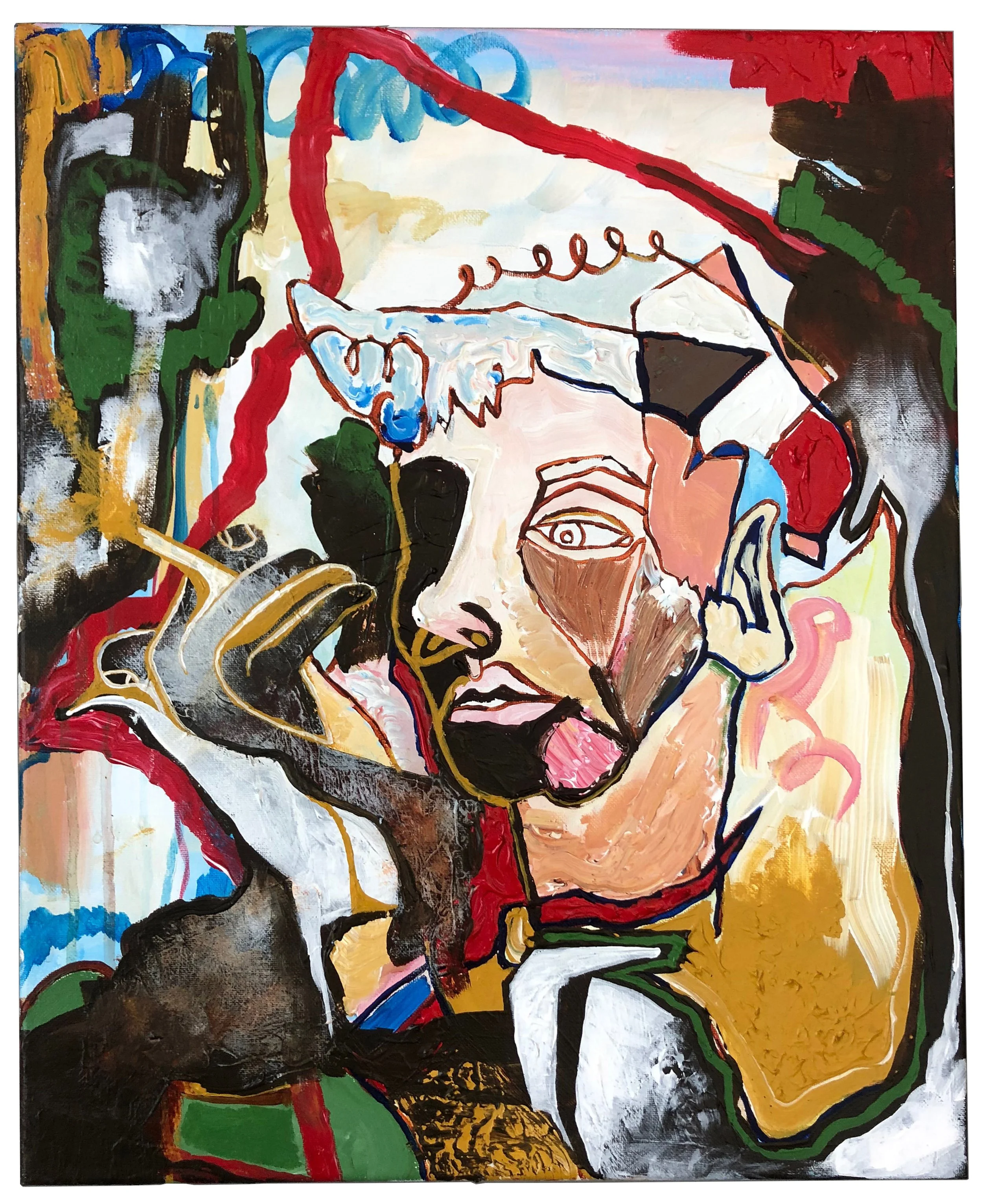 Self Portrait Smoking