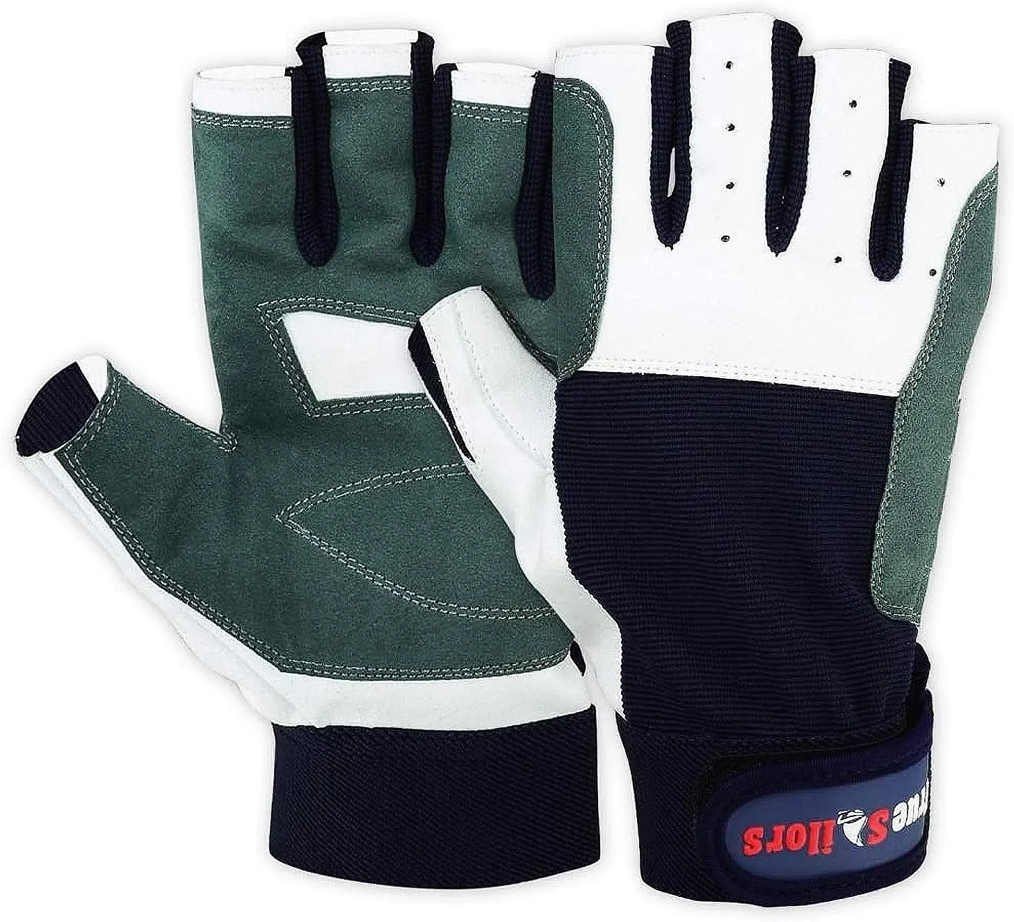 MRX Sailing Gloves for Men &amp; Women 3/4 Finger Grip Great for Sailing, Yachting, Paddling, Kayaking, Fishing, Dinghying Water Sports