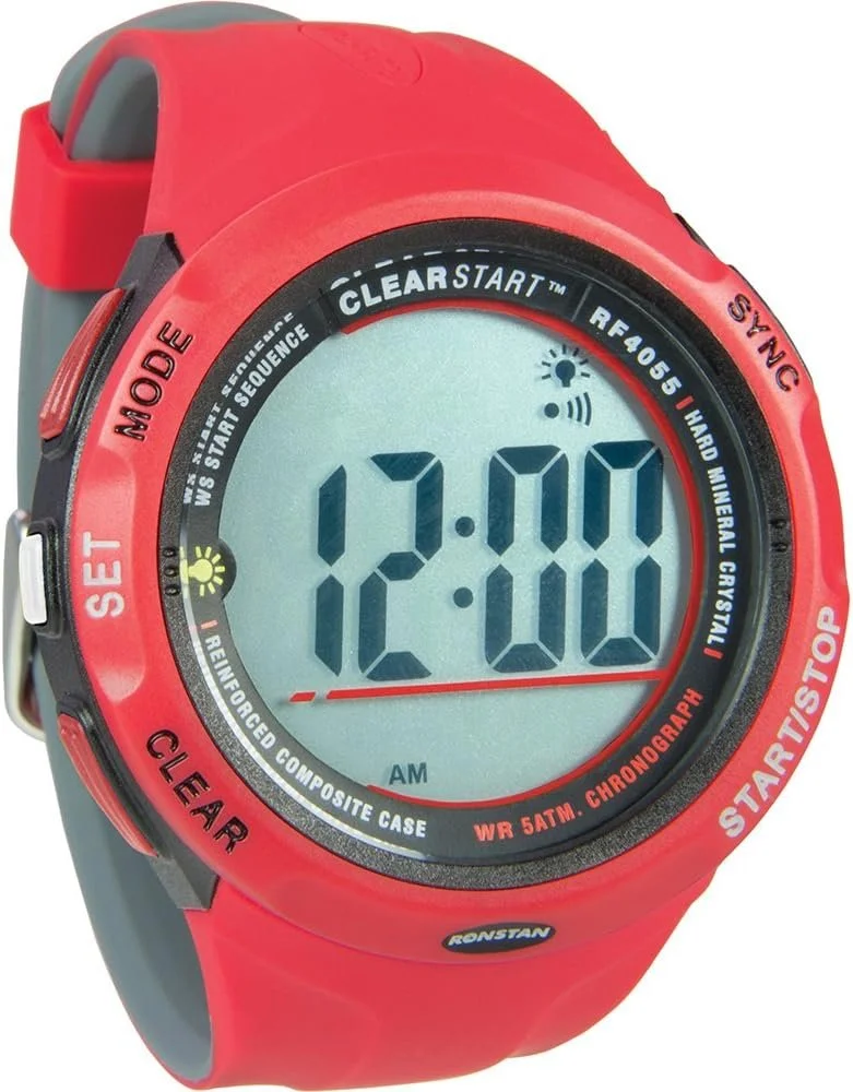 RF4055 - Aftermarket Replacement Clearstart 50mm Sailing Watch - Red Grey Compatible with Ronstan