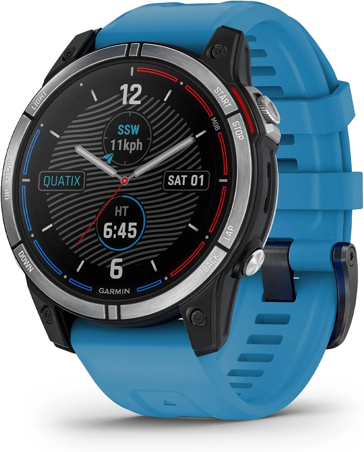 Garmin quatix® 7 Standard Edition, Marine GPS Smartwatch, Tide Changes and Anchor Drag Alerts, Waypoint Marking