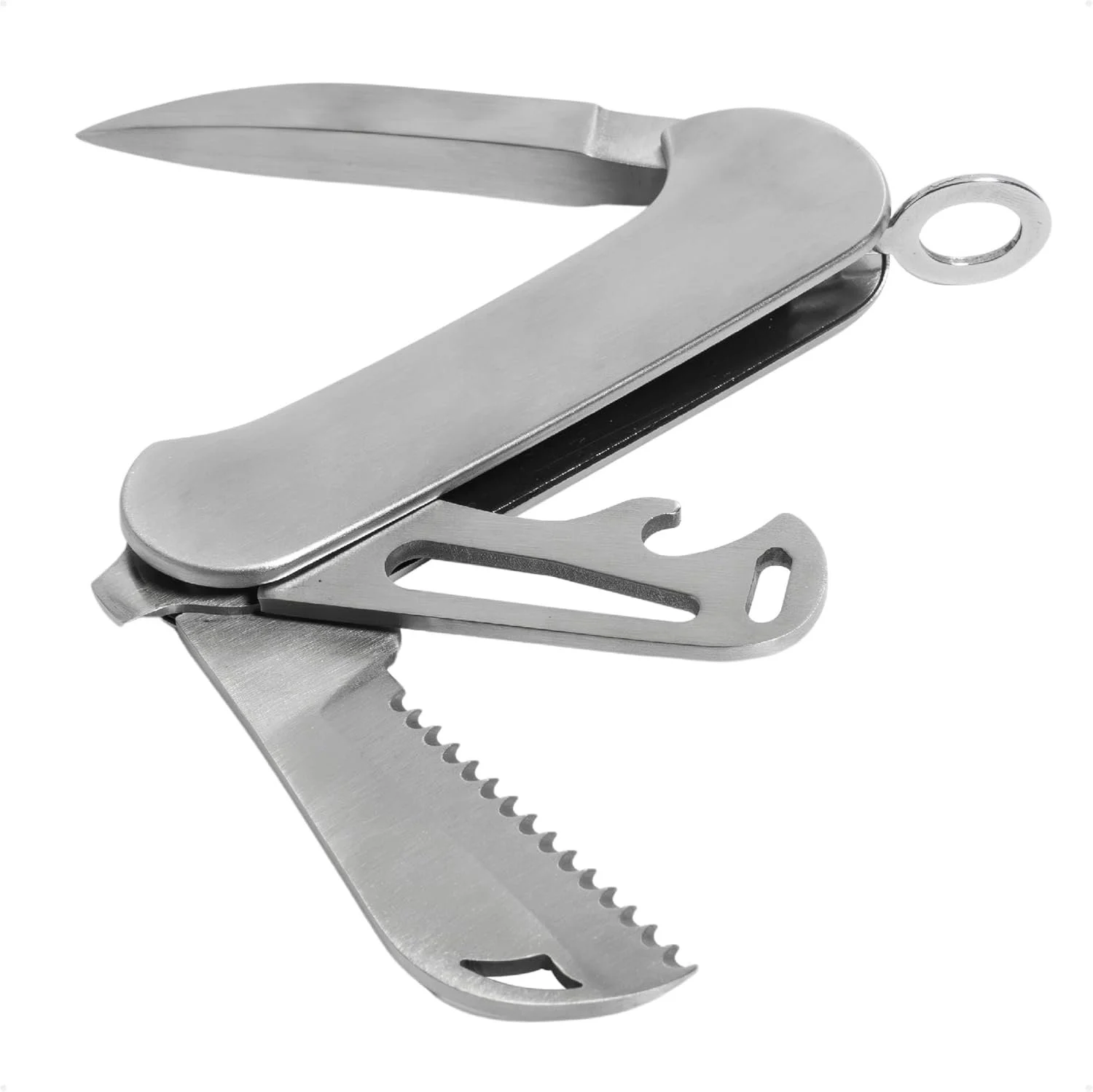 Five Oceans Marlin Spike Rigging Knife - Multipurpose Marlin Spike Knife, Serrated Blade Rigging Knife, Boat Deck Knife, Survival Tool for Outdoor Activities, Unique Gift for Sailor - FO124