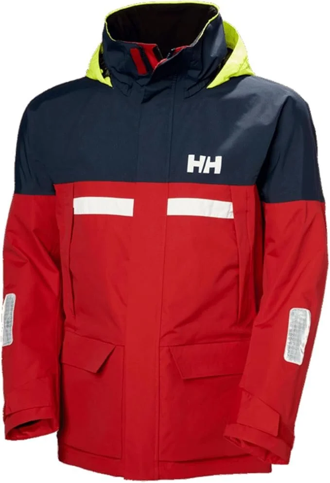 Helly Hansen Men's Pier Jacket 4.0 - Waterproof Sailing Rain Gear - Lightweight Outdoor Jacket - Hooded Foul Weather Gear