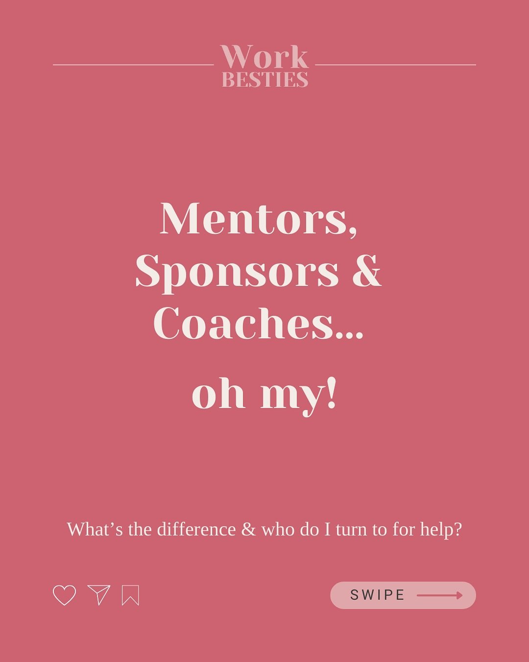 “You need a mentor/coach/sponsor”… “cool cool, yep I’ll look into it”… but what do these actually mean. And do they need to be formal?
Spoiler: nope!!
We’re breaking down the difference between men