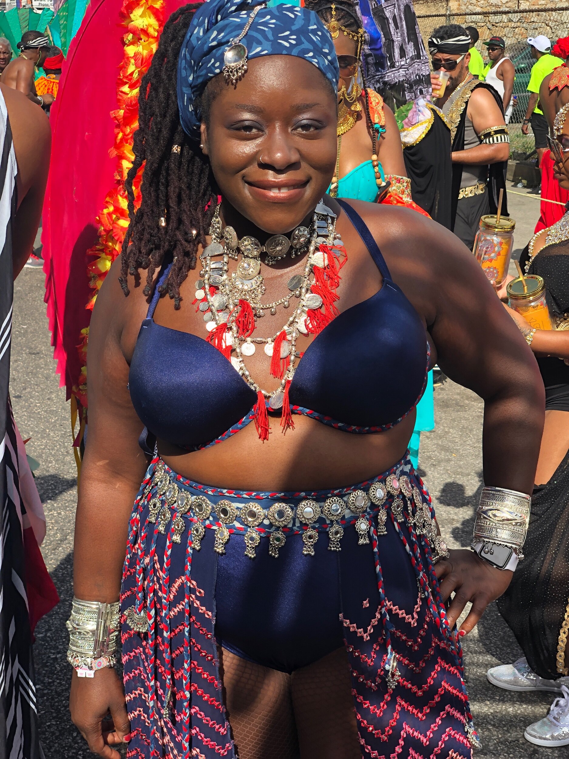 DysChick in Lost Tribe costume
