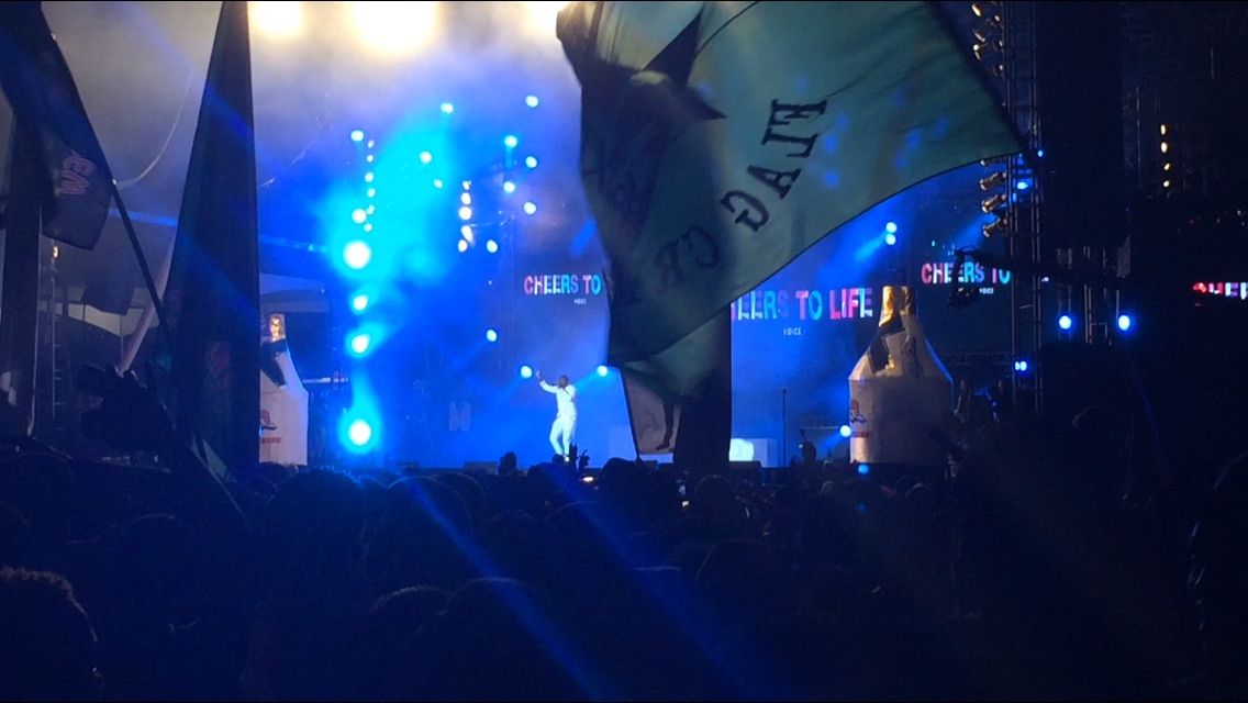 Voice performing "Cheers to Life" at the 2016 Soca Monarch Competition